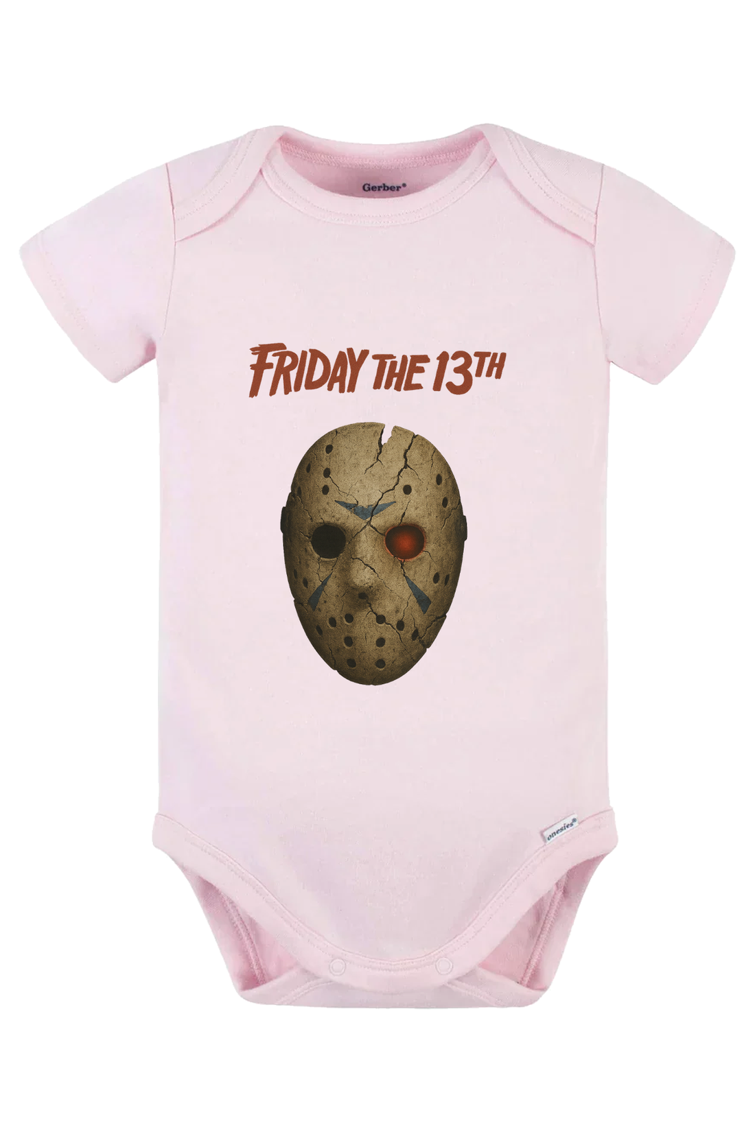 F13 Mask Onesie - pink