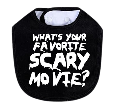 Favorite Scary Movie? White Bib
