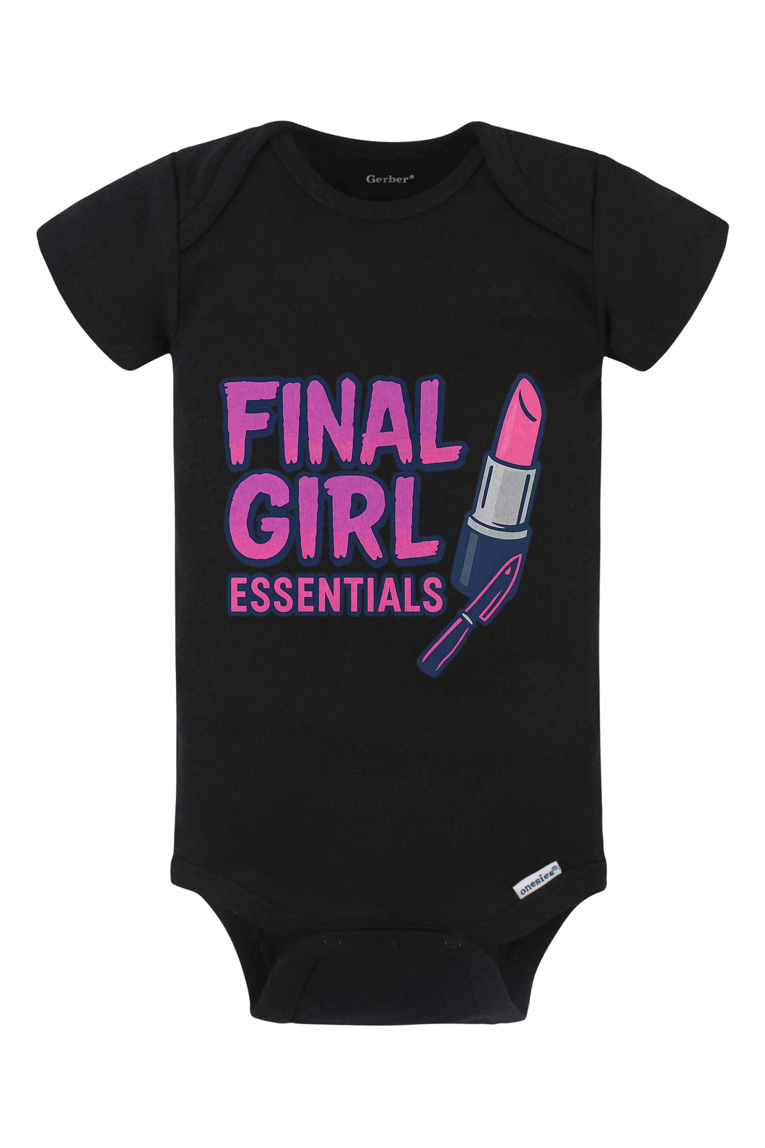 Final Girl Essentials Blue Onesie - pink