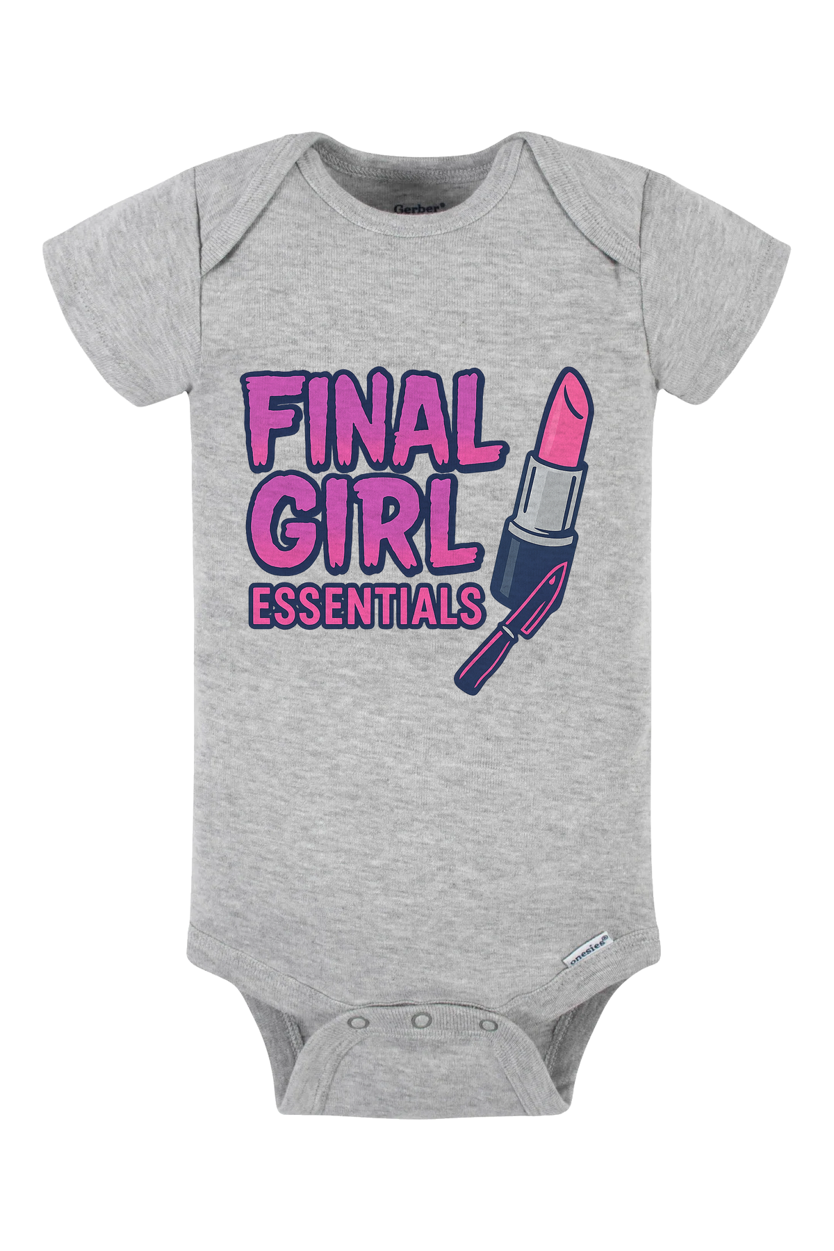 Final Girl Essentials Blue Onesie - gray