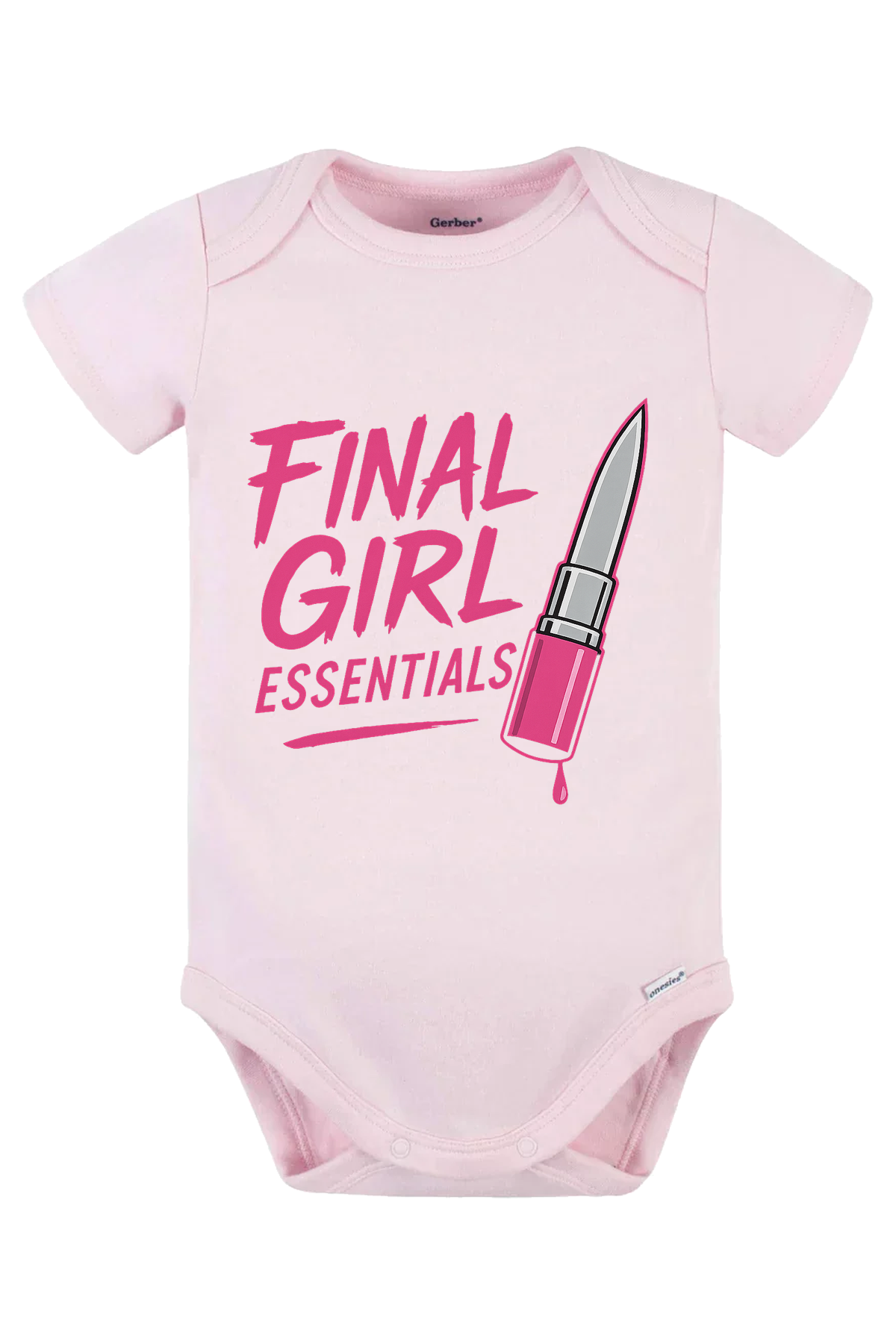 Final Girl Essentials Pink Onesie - pink