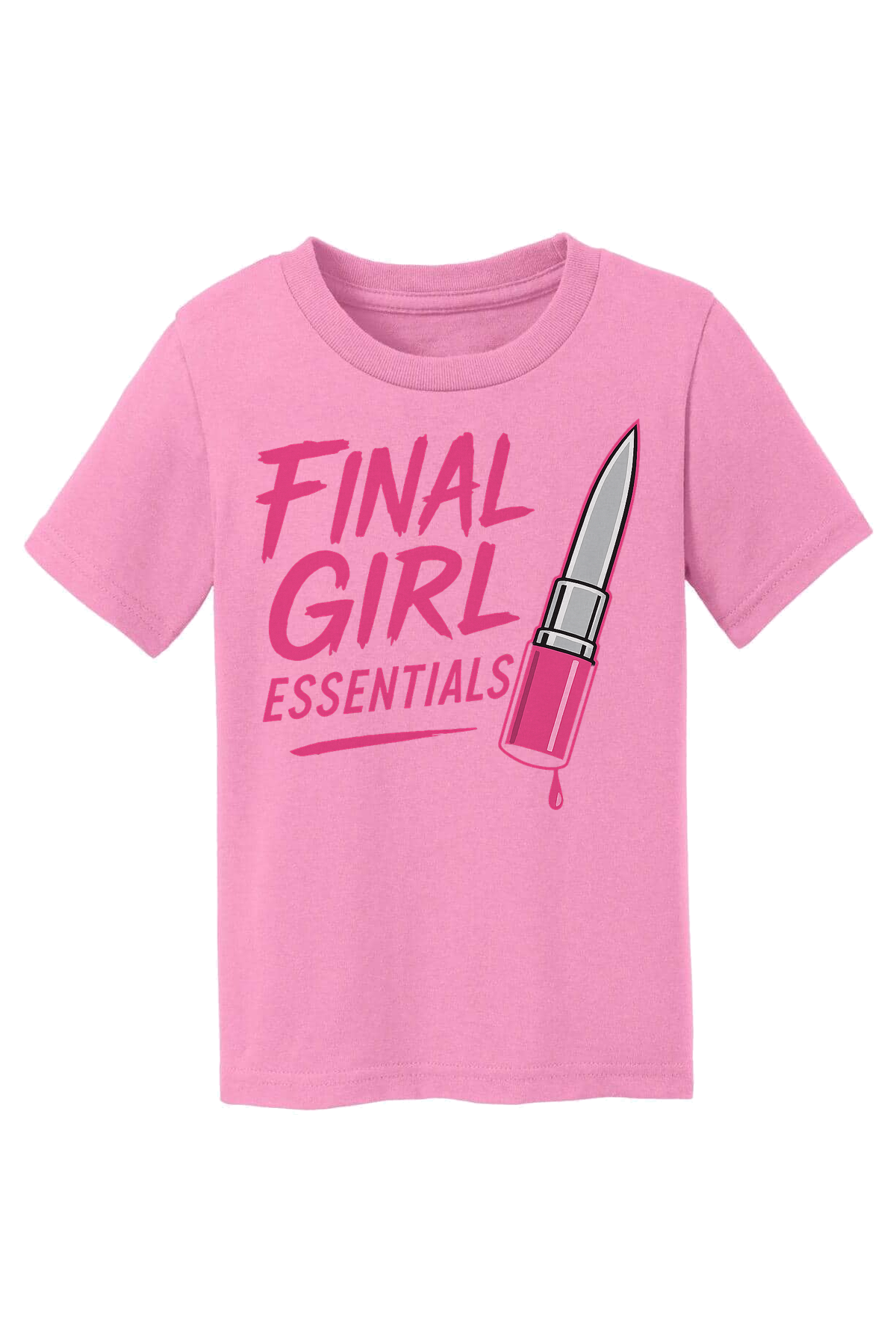Final Girl Essentials Pink T-Shirt - pink