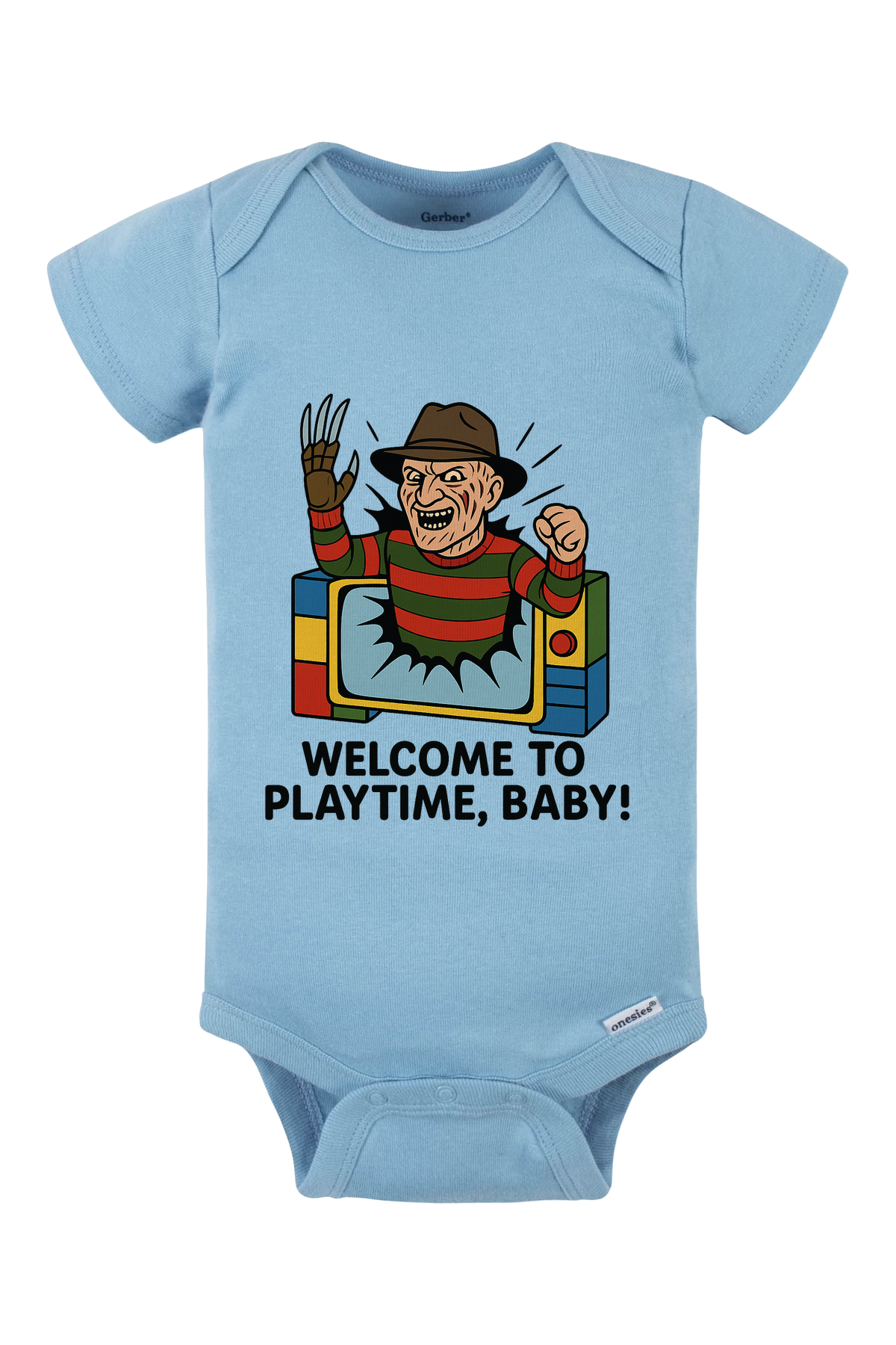 Freddy Playtime Onesie - light blue