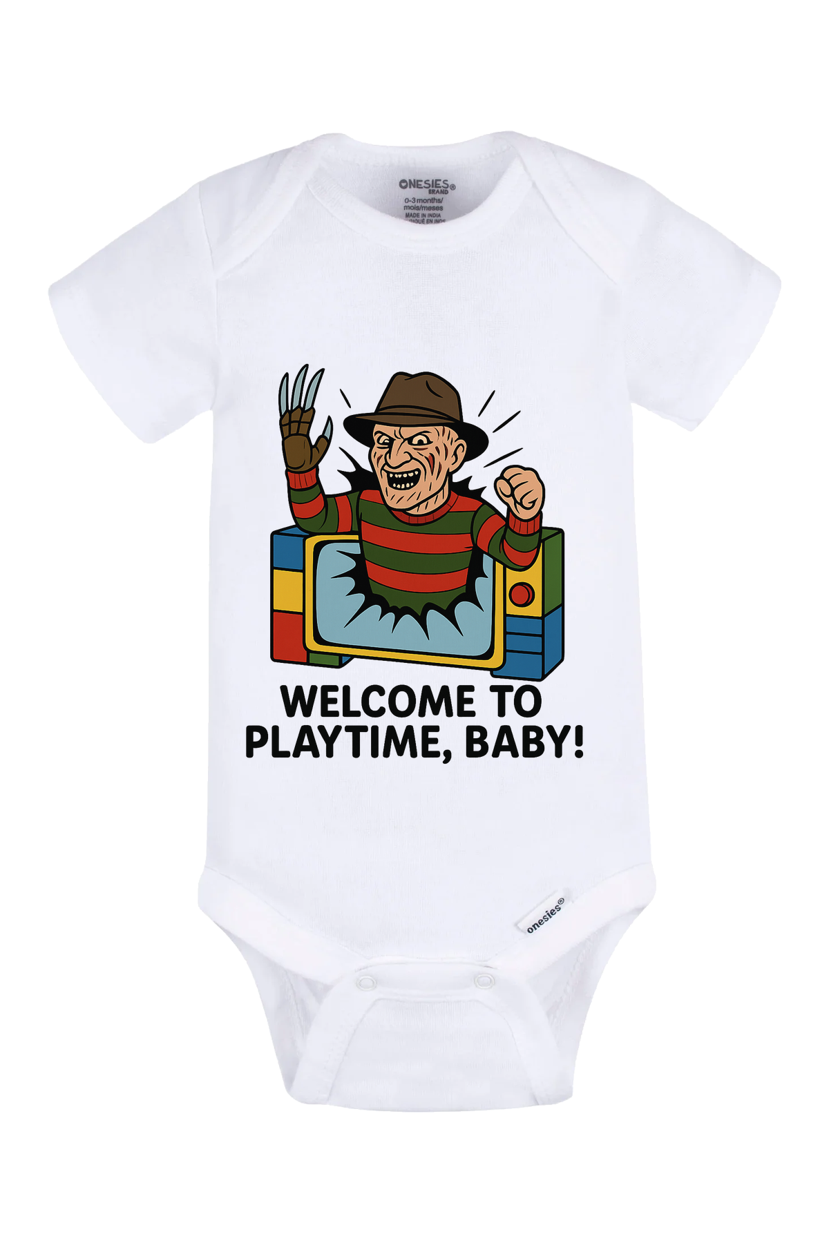 Freddy Playtime Onesie - white