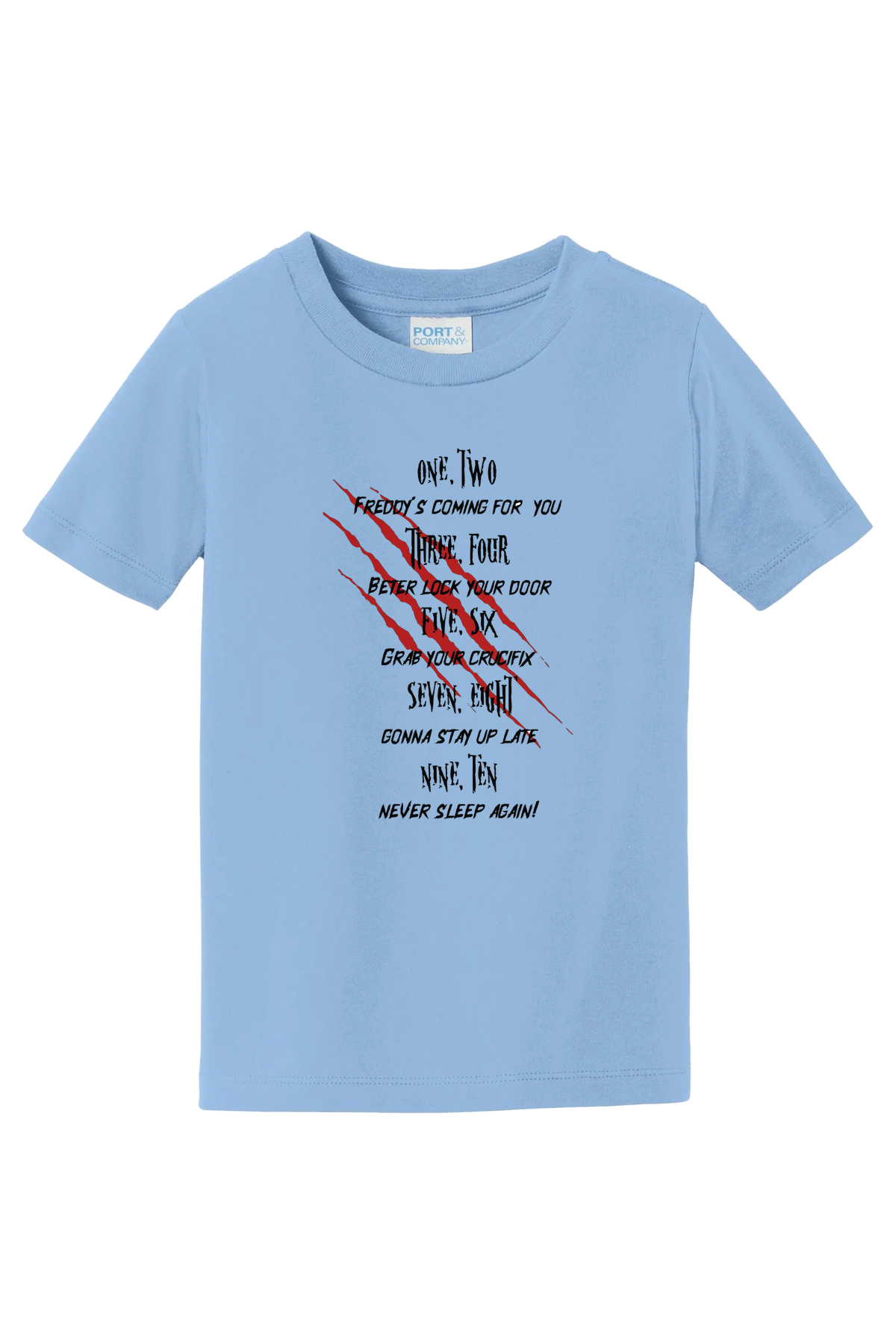 Freddy’s Poem T-Shirt - light blue