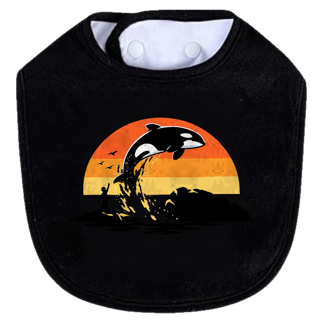 Free Willy Jump Bib - white