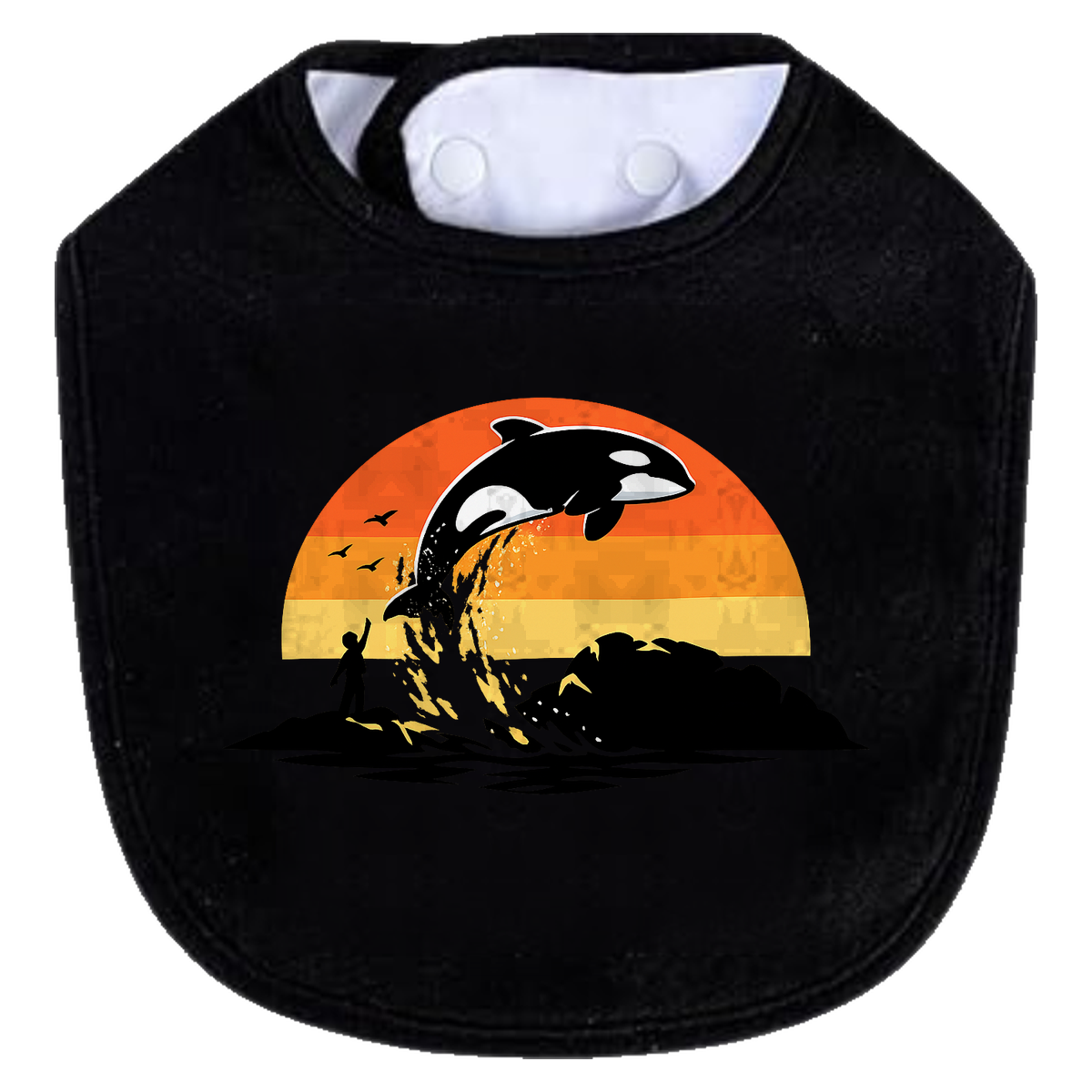 Free Willy Jump Bib - black