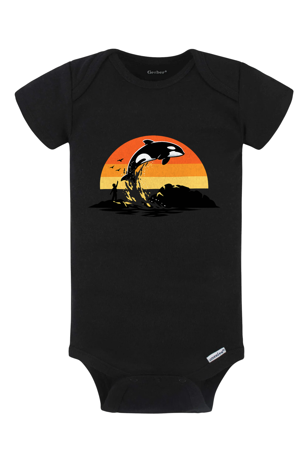 Free Willy Jump Onesie - black
