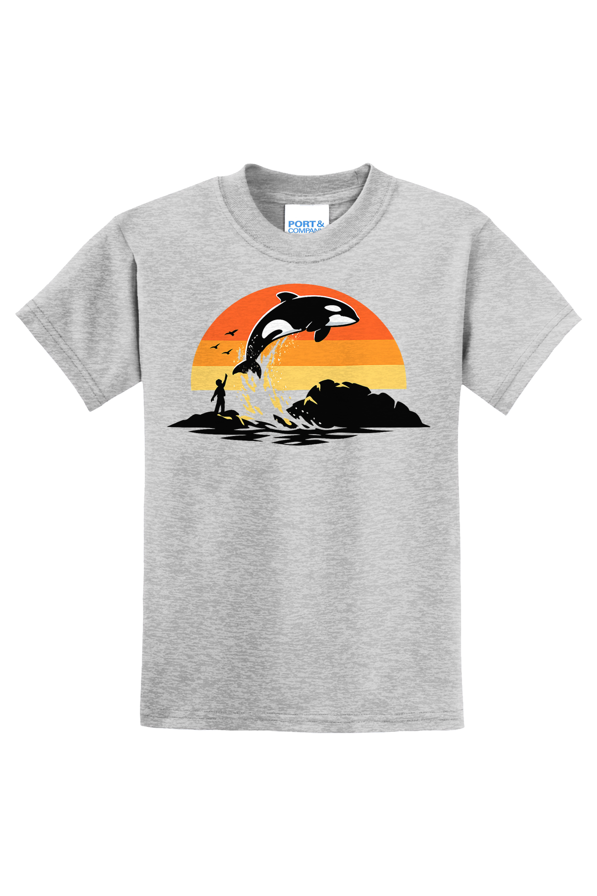 Free Willy Jump T-Shirt - gray