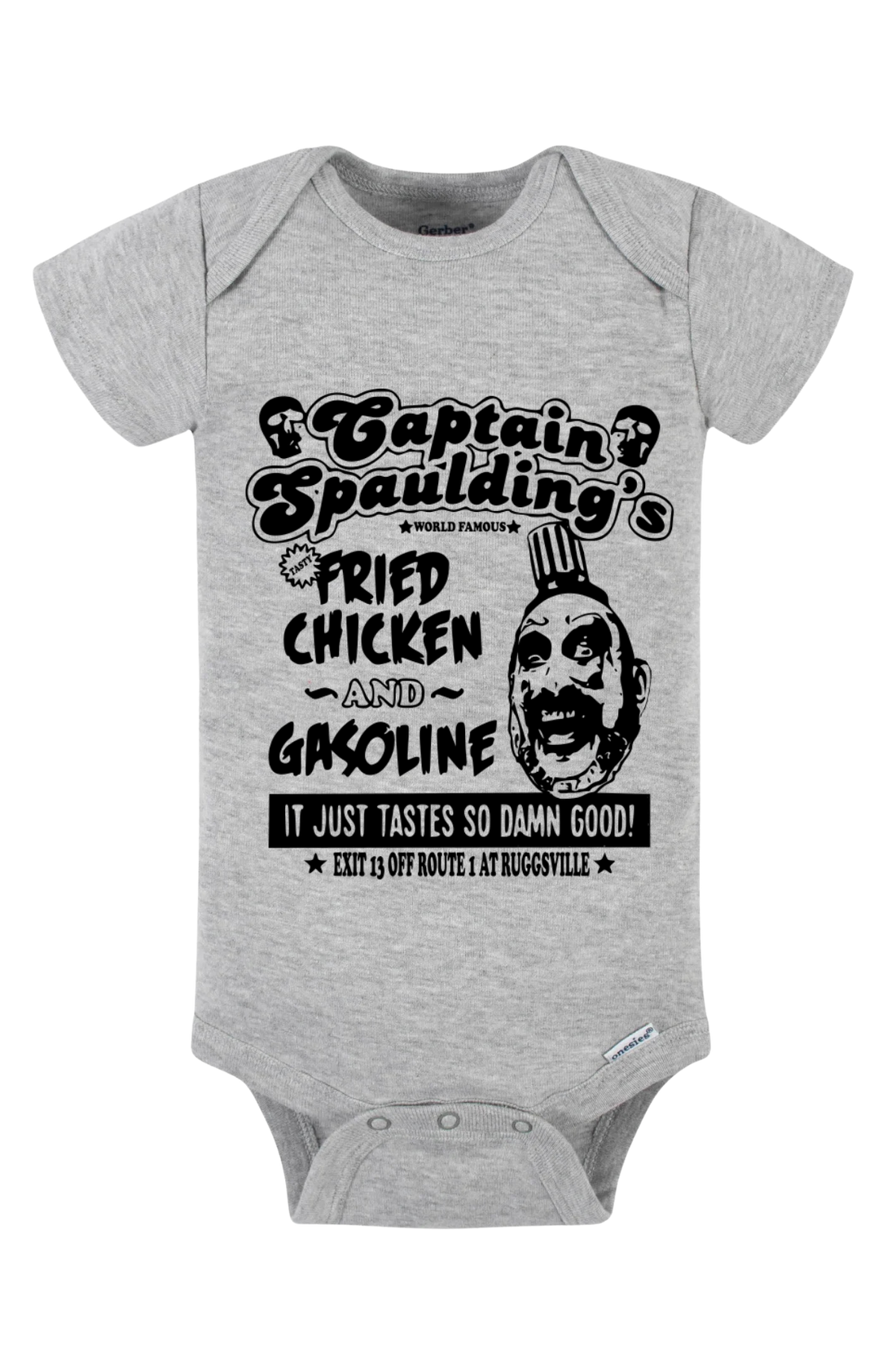 Fried Chicken & Gasoline Onesie