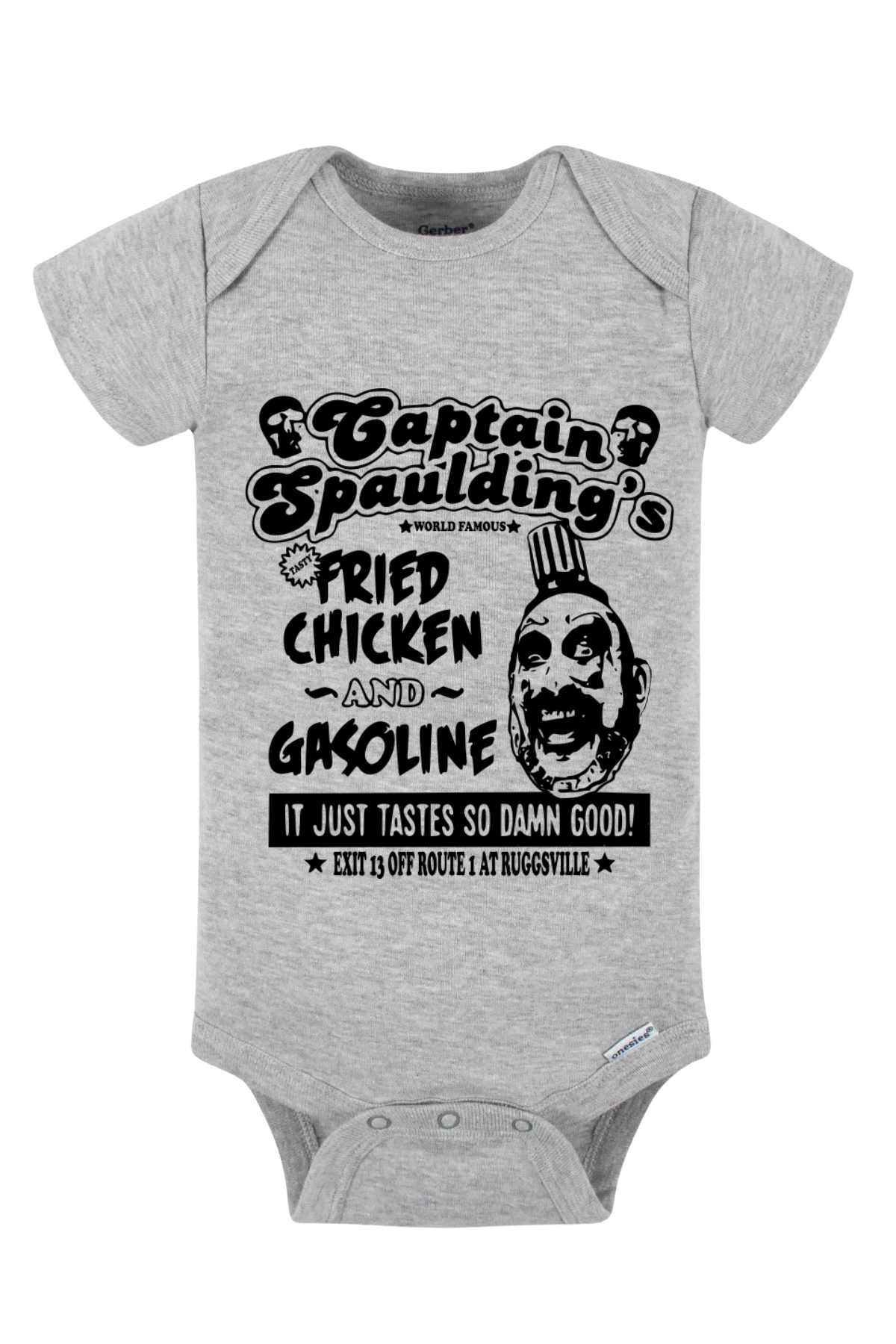 Fried Chicken & Gasoline Onesie