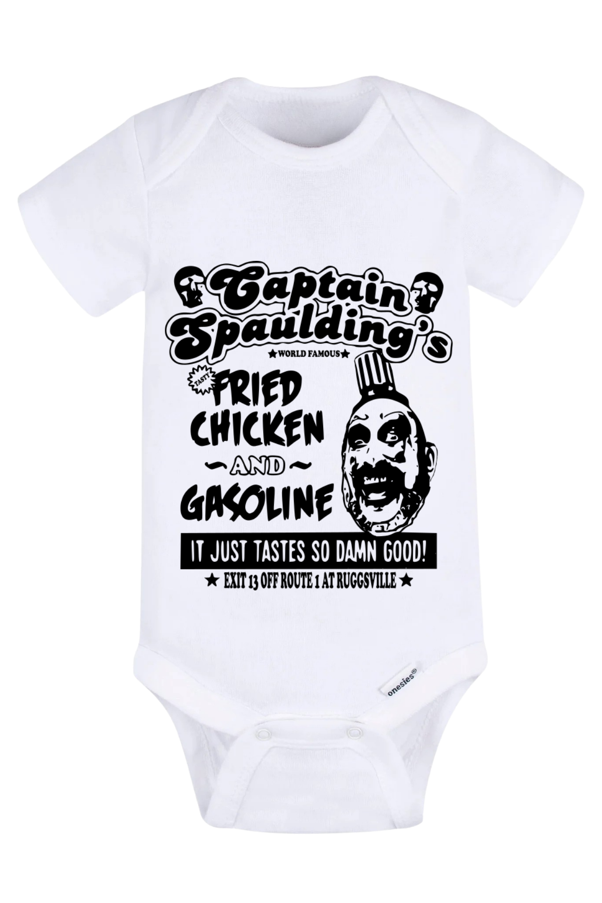 Fried Chicken & Gasoline Onesie