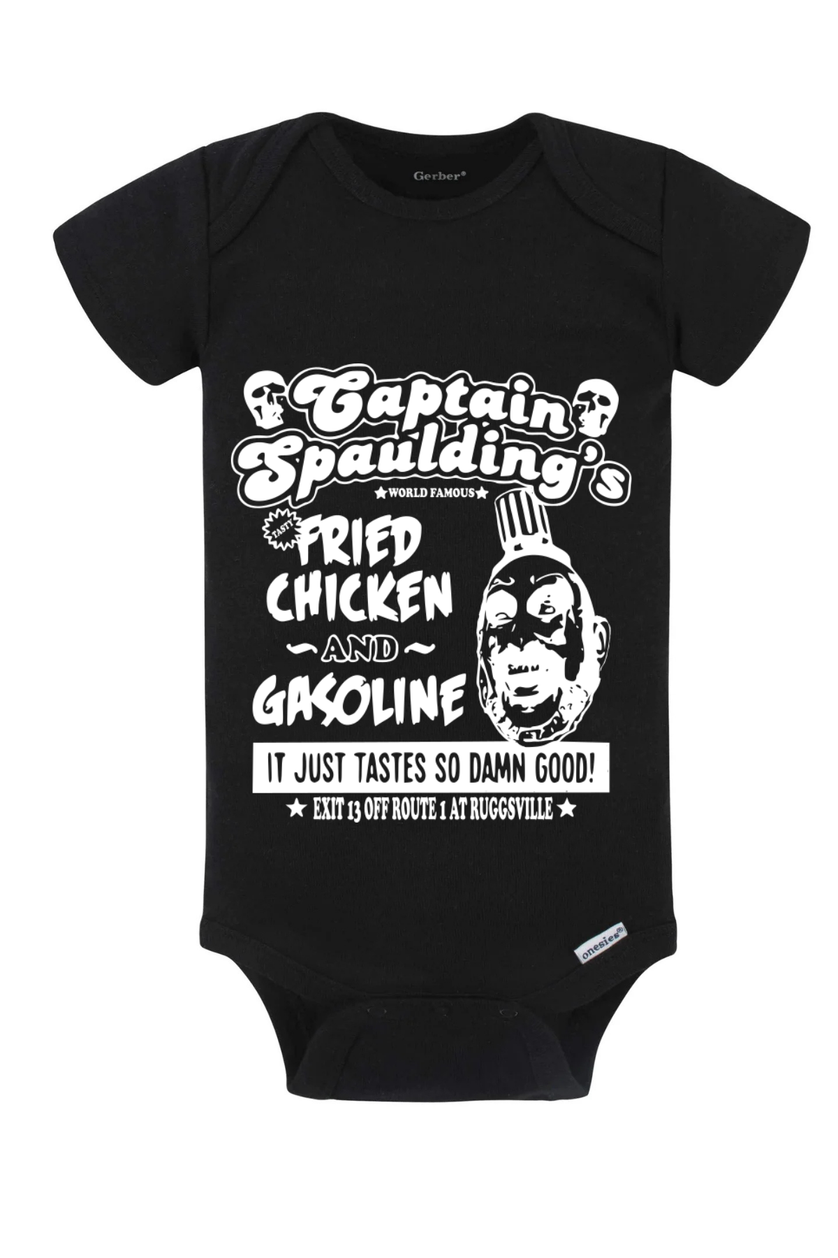 Fried Chicken & Gasoline Onesie