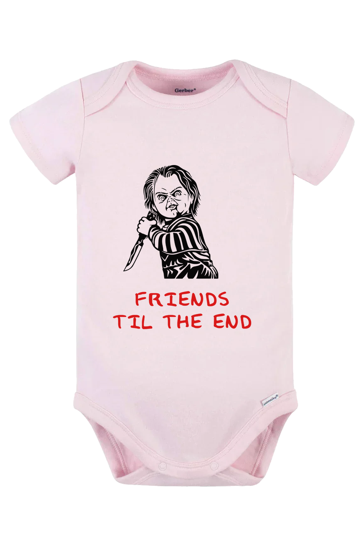 Friends Til The End Onesie - pink