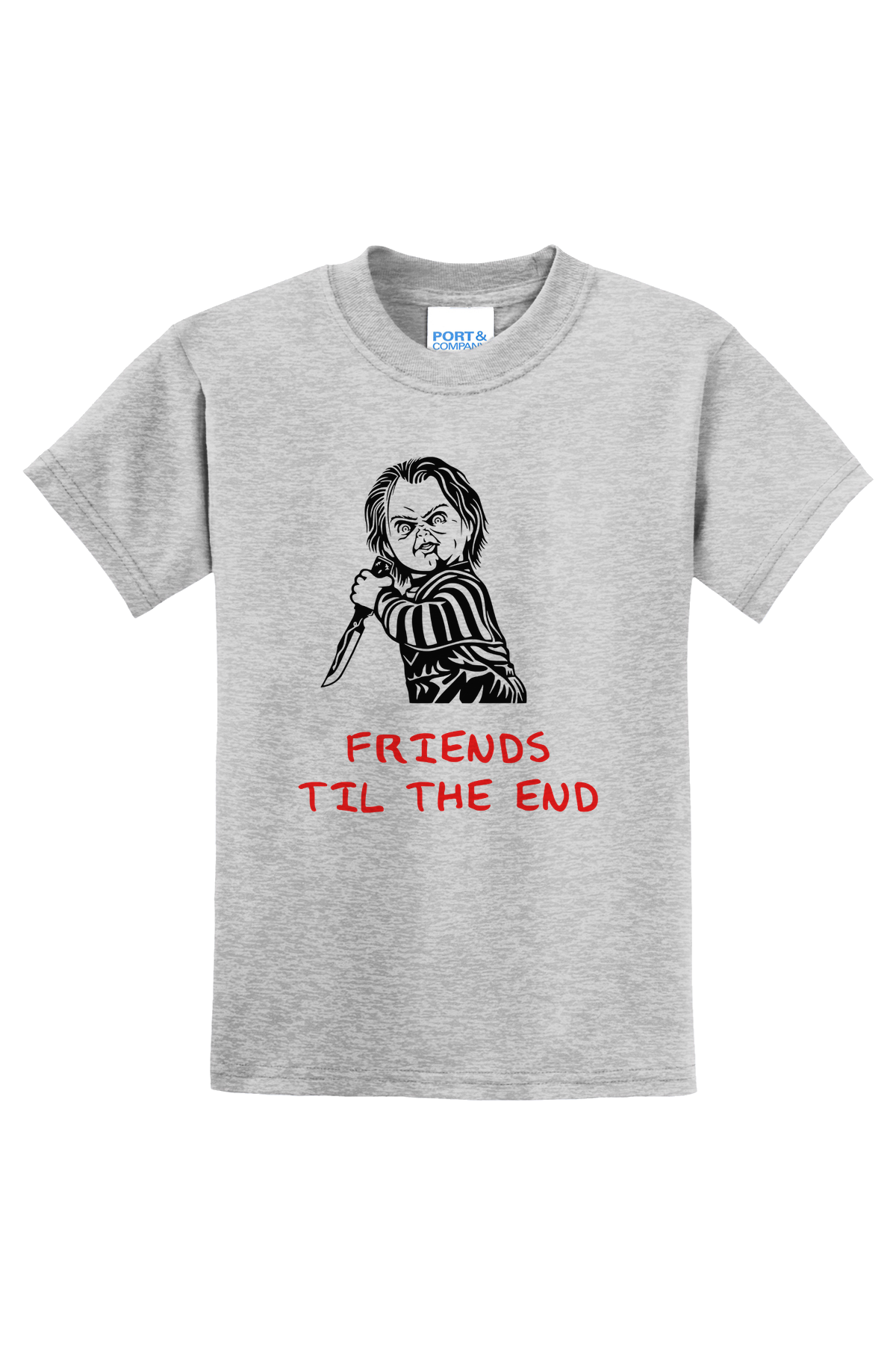 Friends Til The End T-Shirt - gray