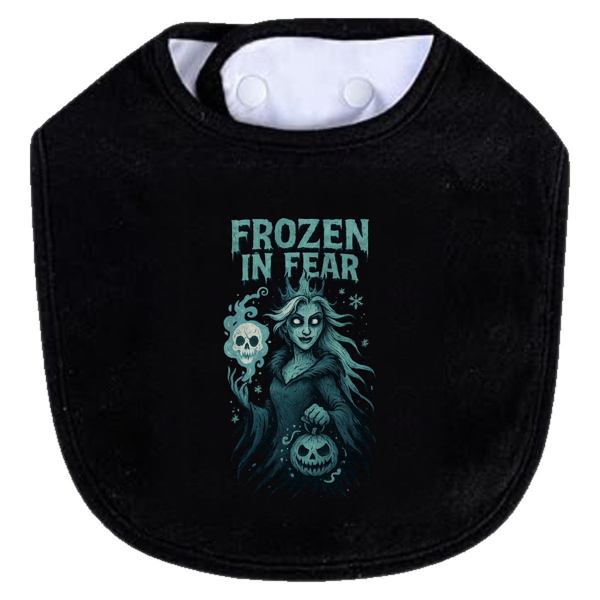 Frozen In Fear Bib - black