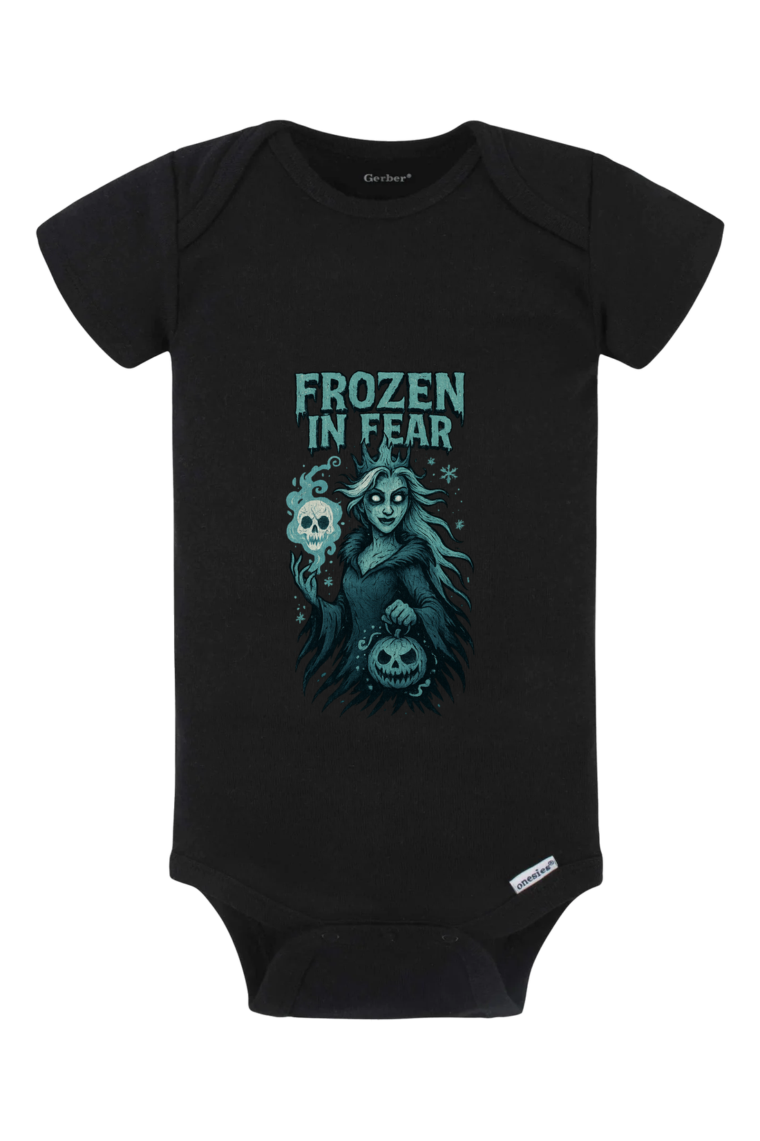 Frozen In Fear Onesie - gray