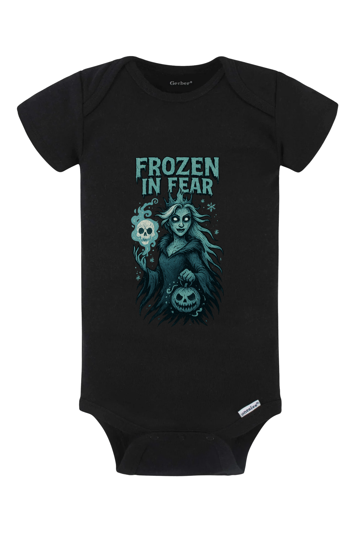 Frozen In Fear Onesie - black