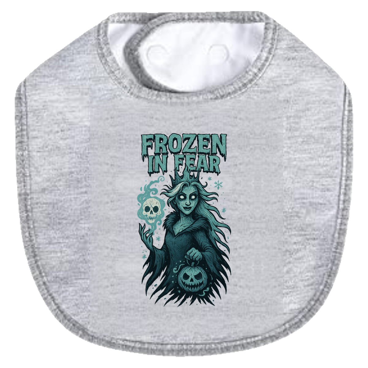 Frozen In Fear Bib - gray