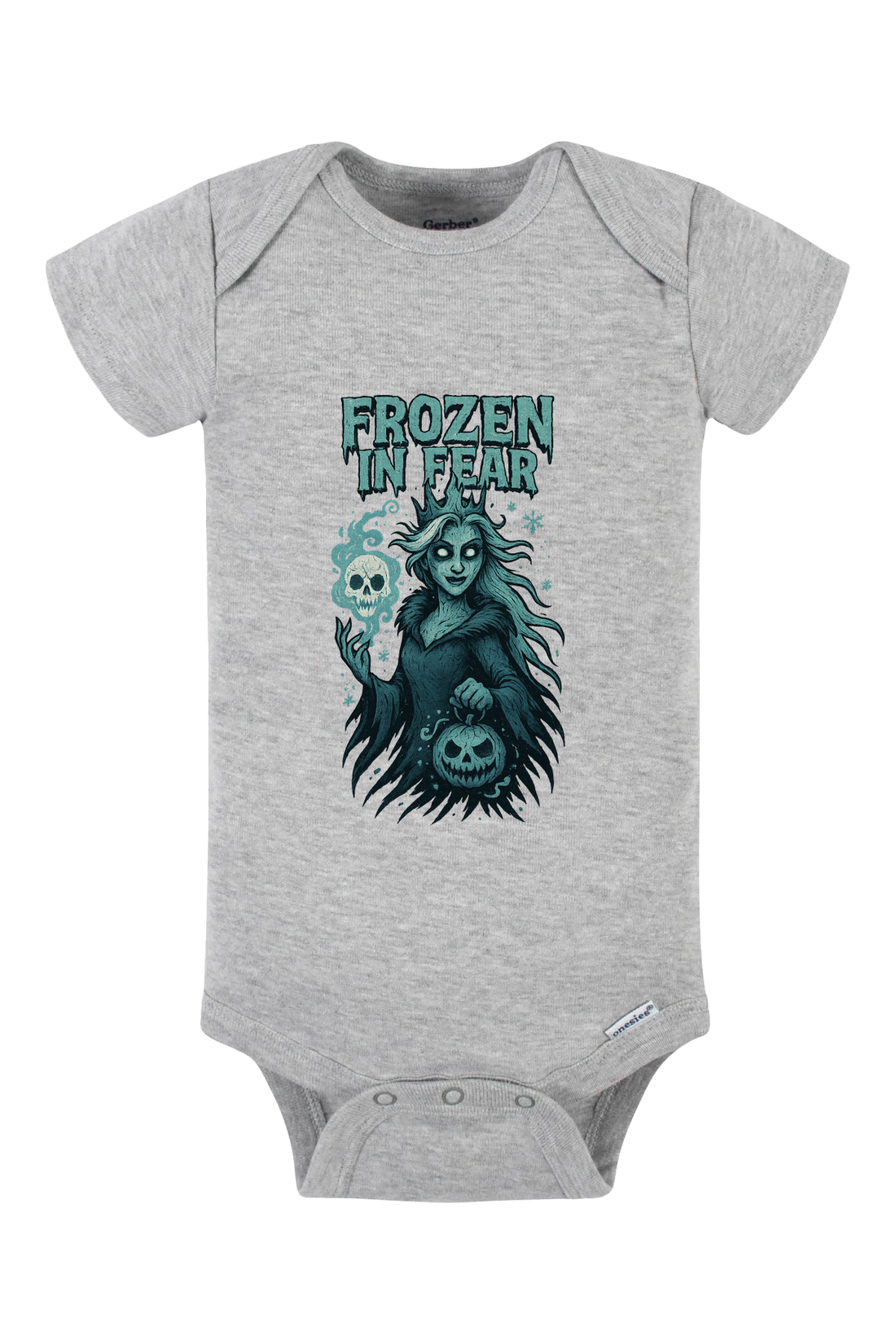 Frozen In Fear Onesie - gray