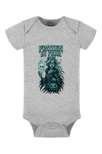 Frozen In Fear Onesie - gray