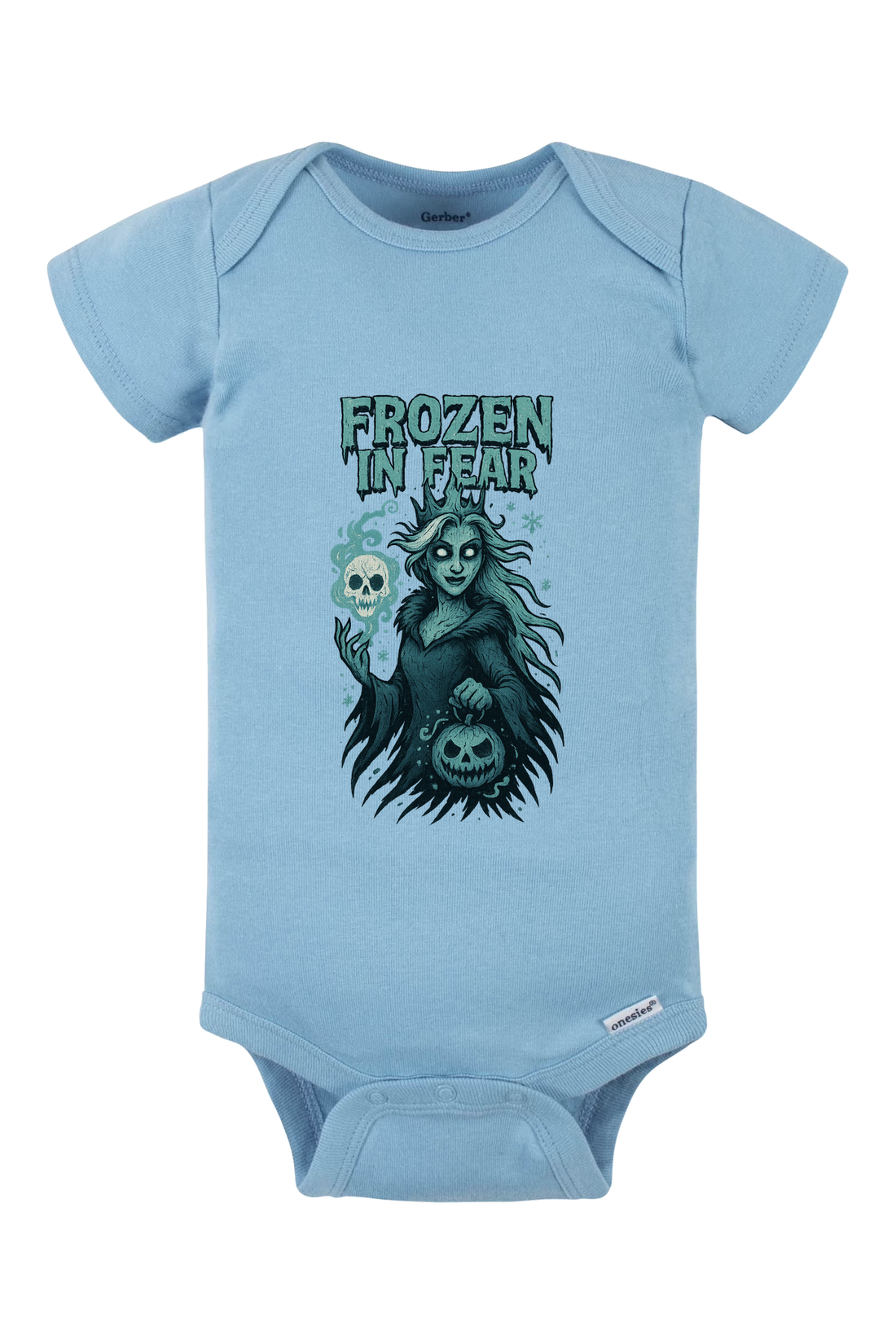 Frozen In Fear Onesie - gray