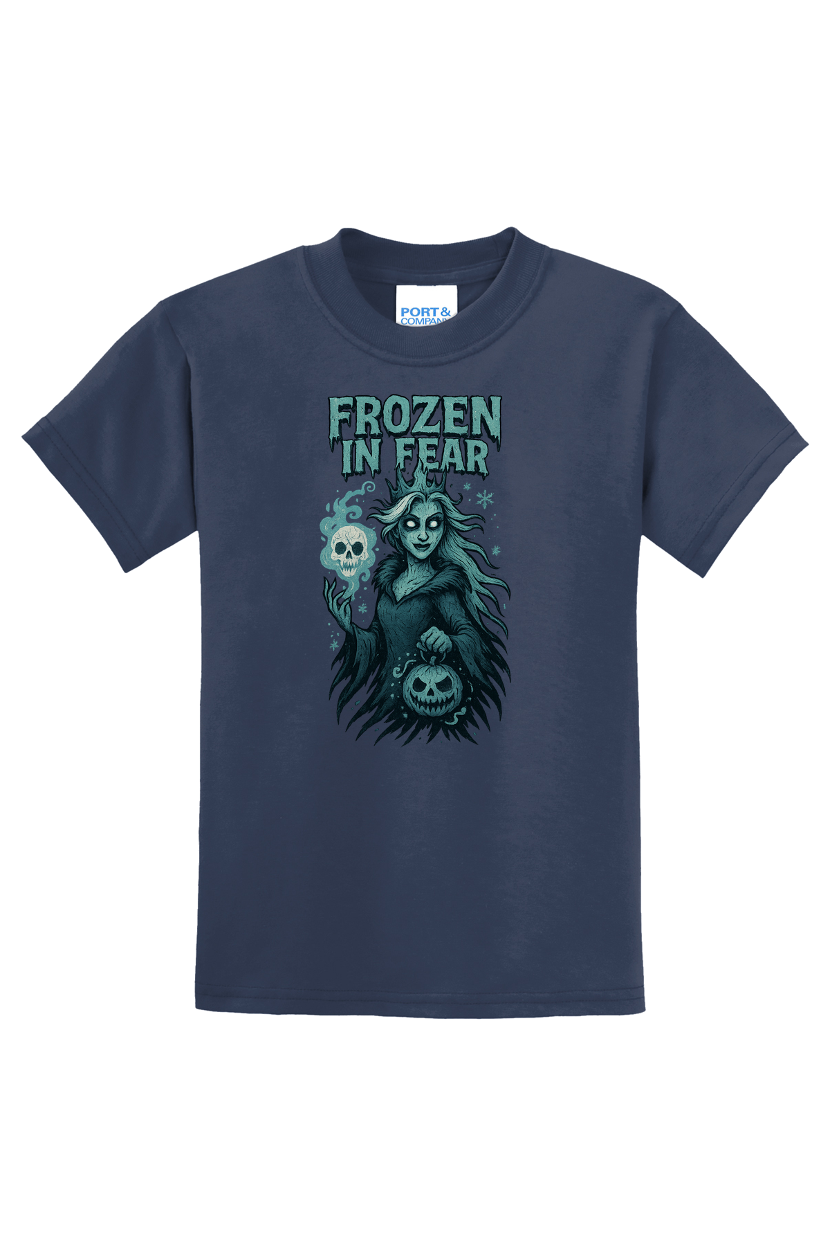 Frozen In Fear T-Shirt - navy blue