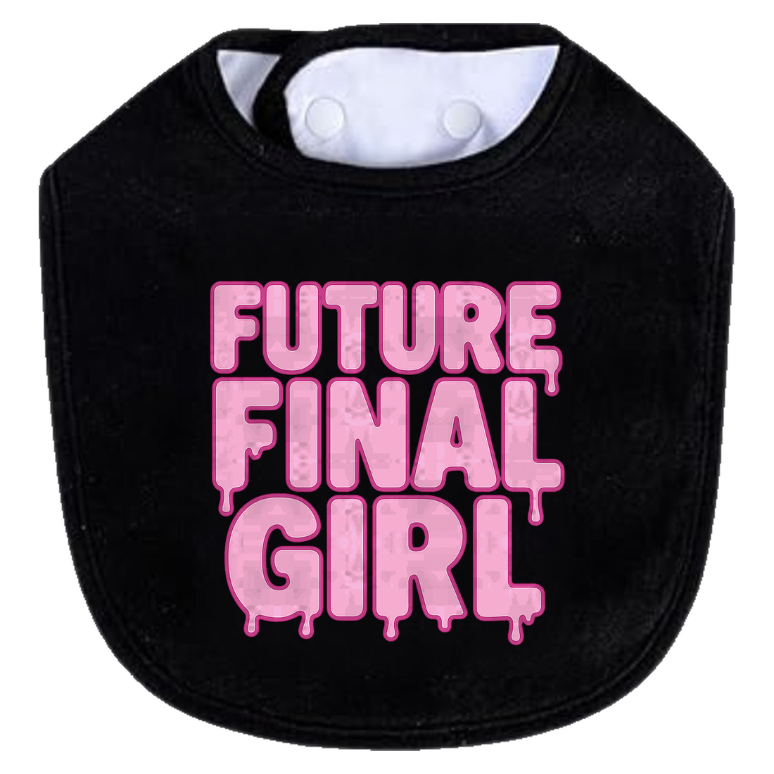Future Final Girl Bib - black