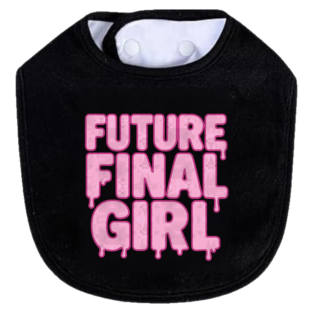 Future Final Girl Bib - black