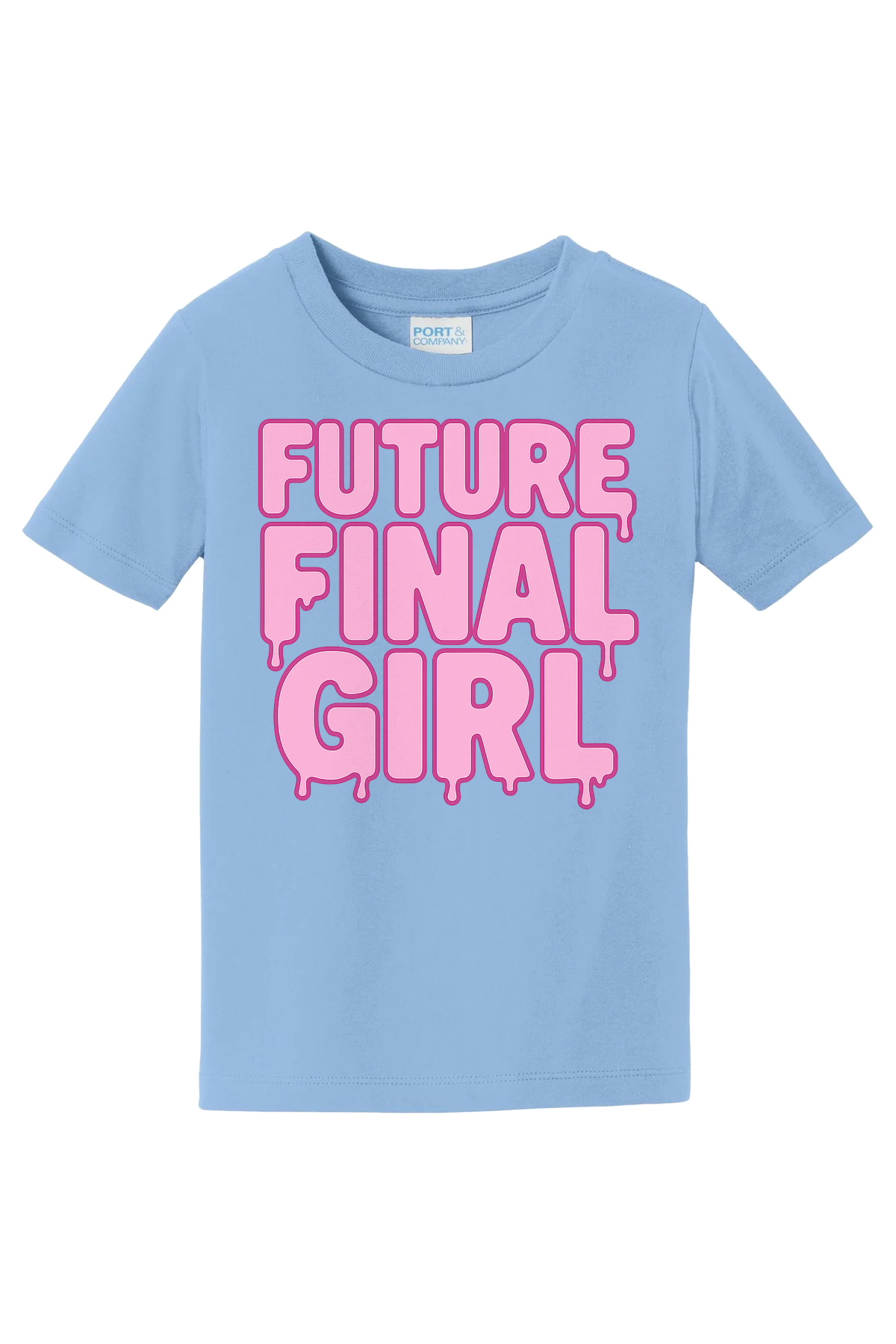 Future Final Girl T-Shirt - light blue