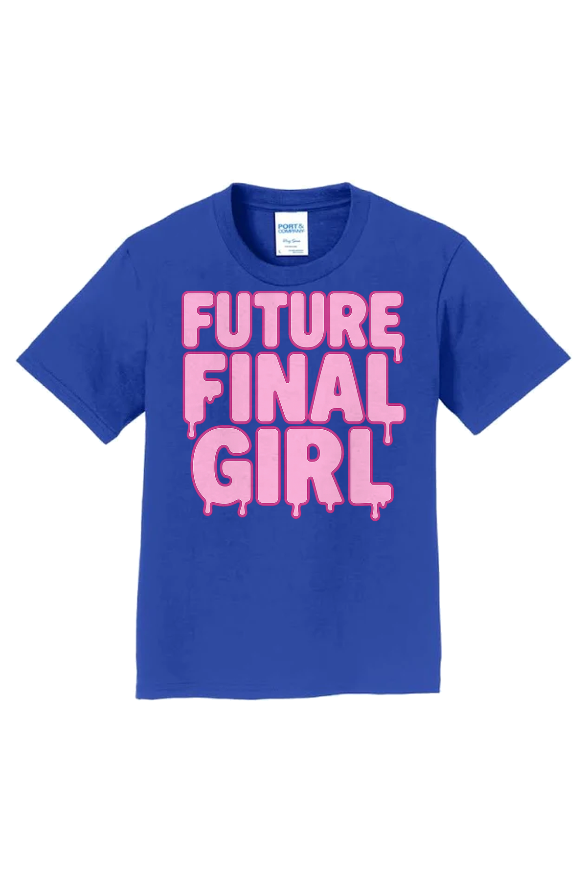 Future Final Girl T-Shirt - royal blue