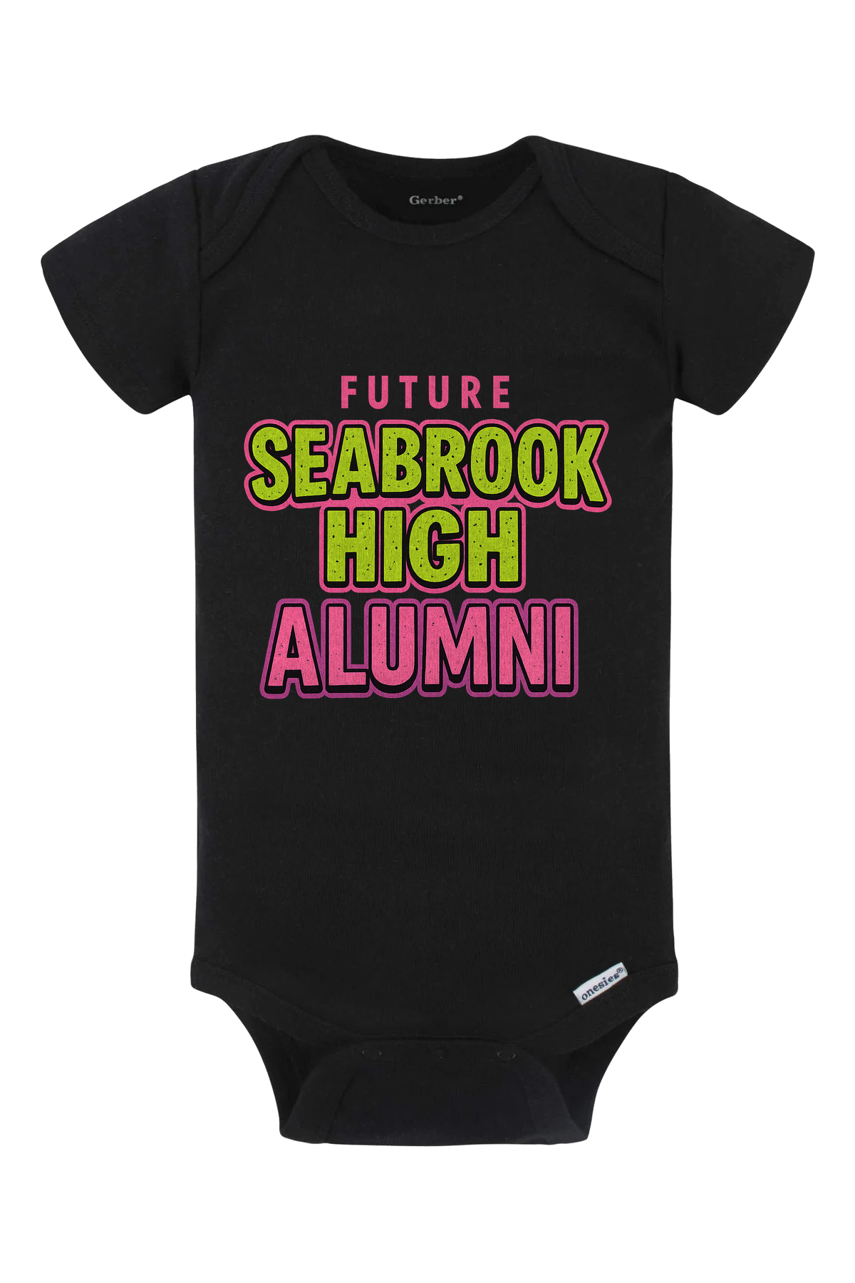 Future Seabrook Alumni Onesie - black