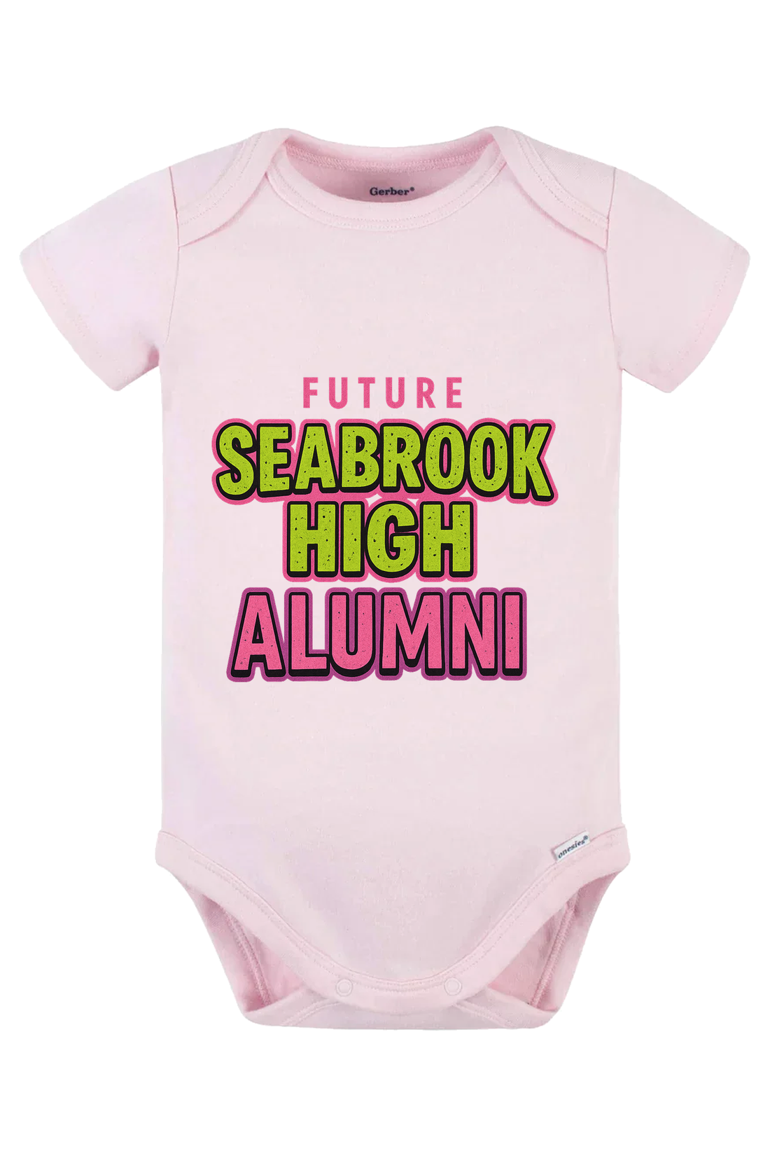 Future Seabrook Alumni Onesie - pink