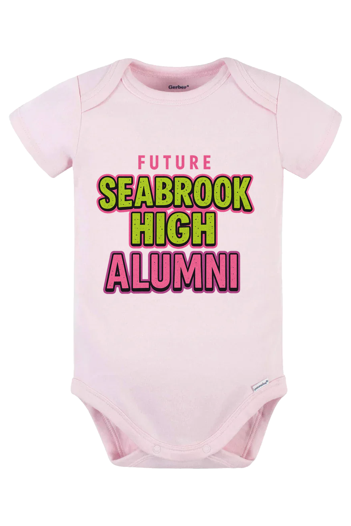 Future Seabrook Alumni Onesie - pink