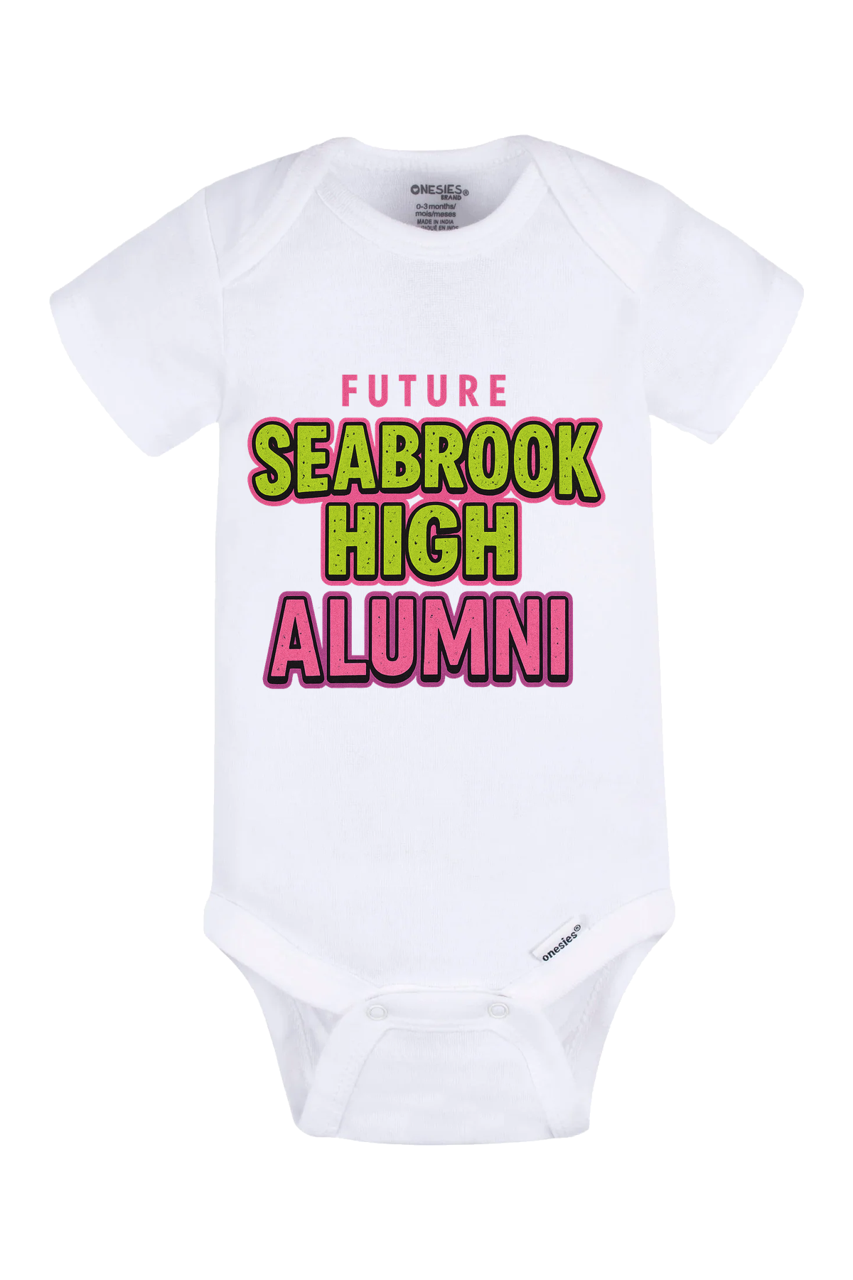 Future Seabrook Alumni Onesie - white