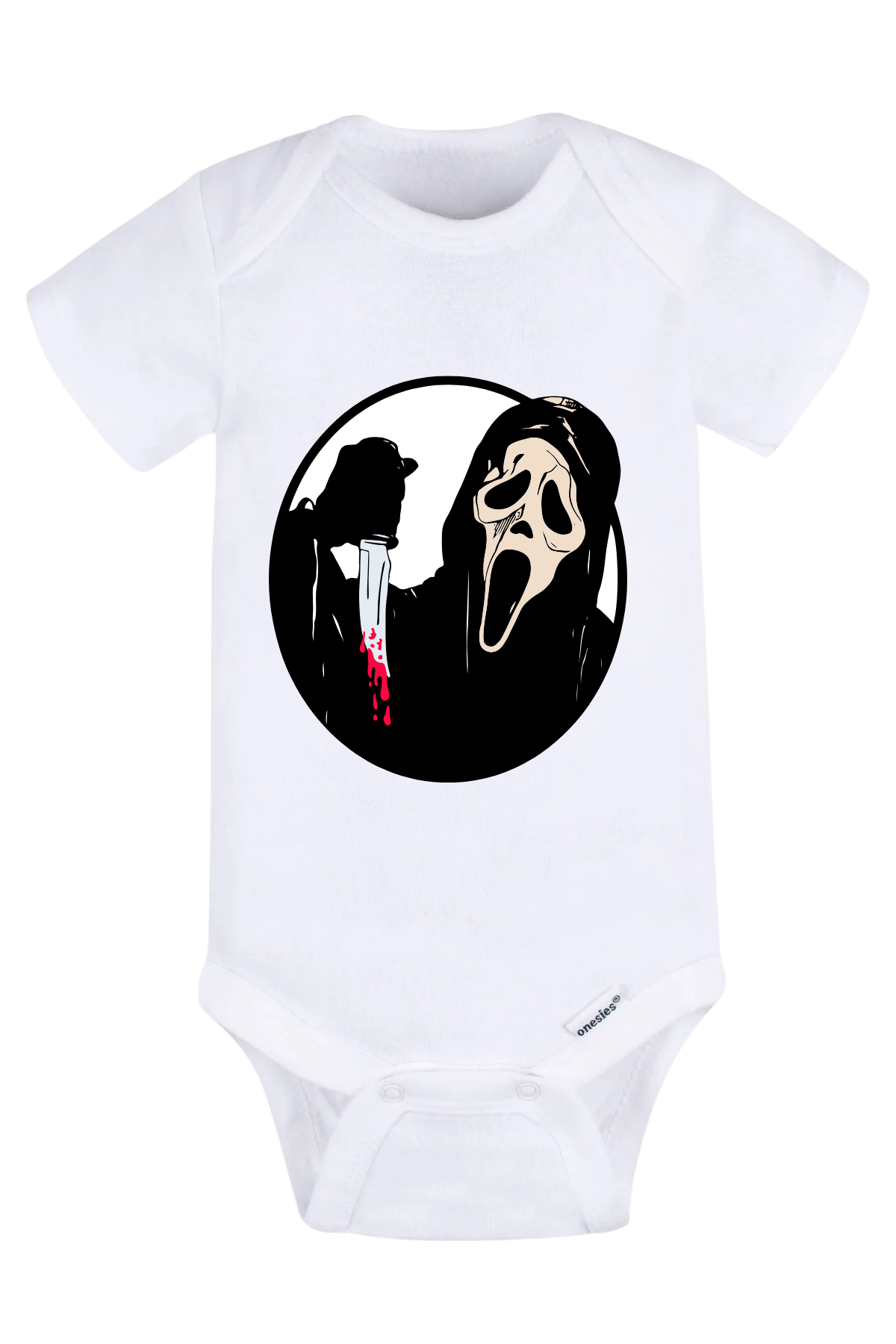 Ghost Face Knife Onesie