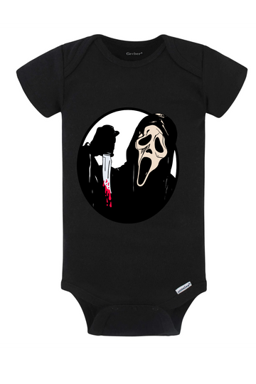 Ghost Face Knife Onesie