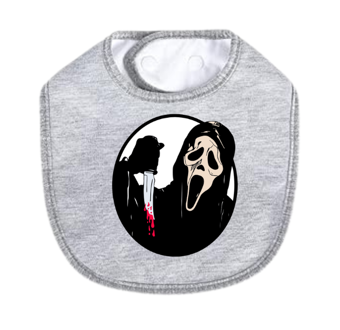 Ghost Face Knife Bib
