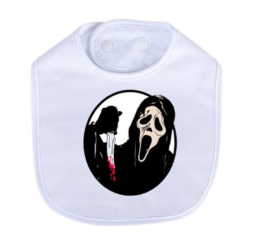 Ghost Face Knife Bib