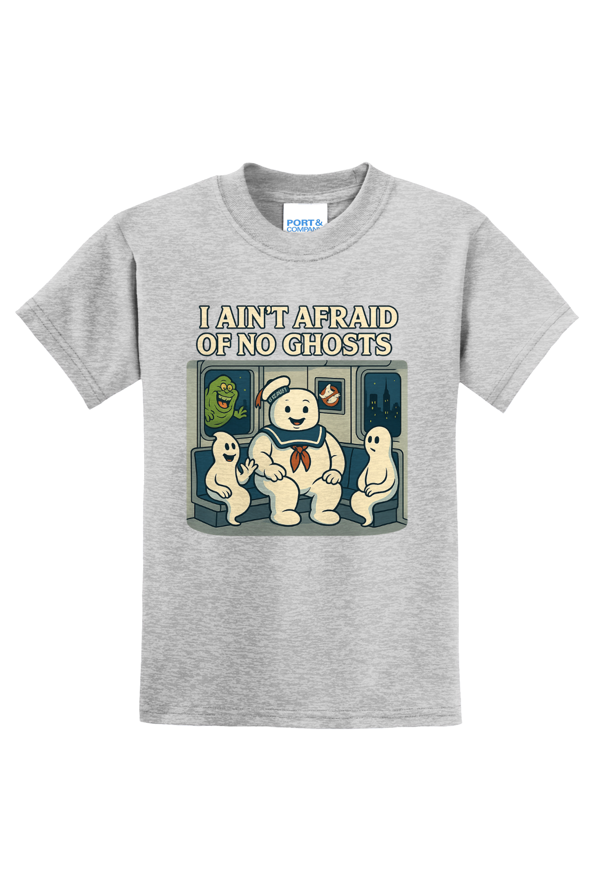 Ghost Train T-Shirt - gray