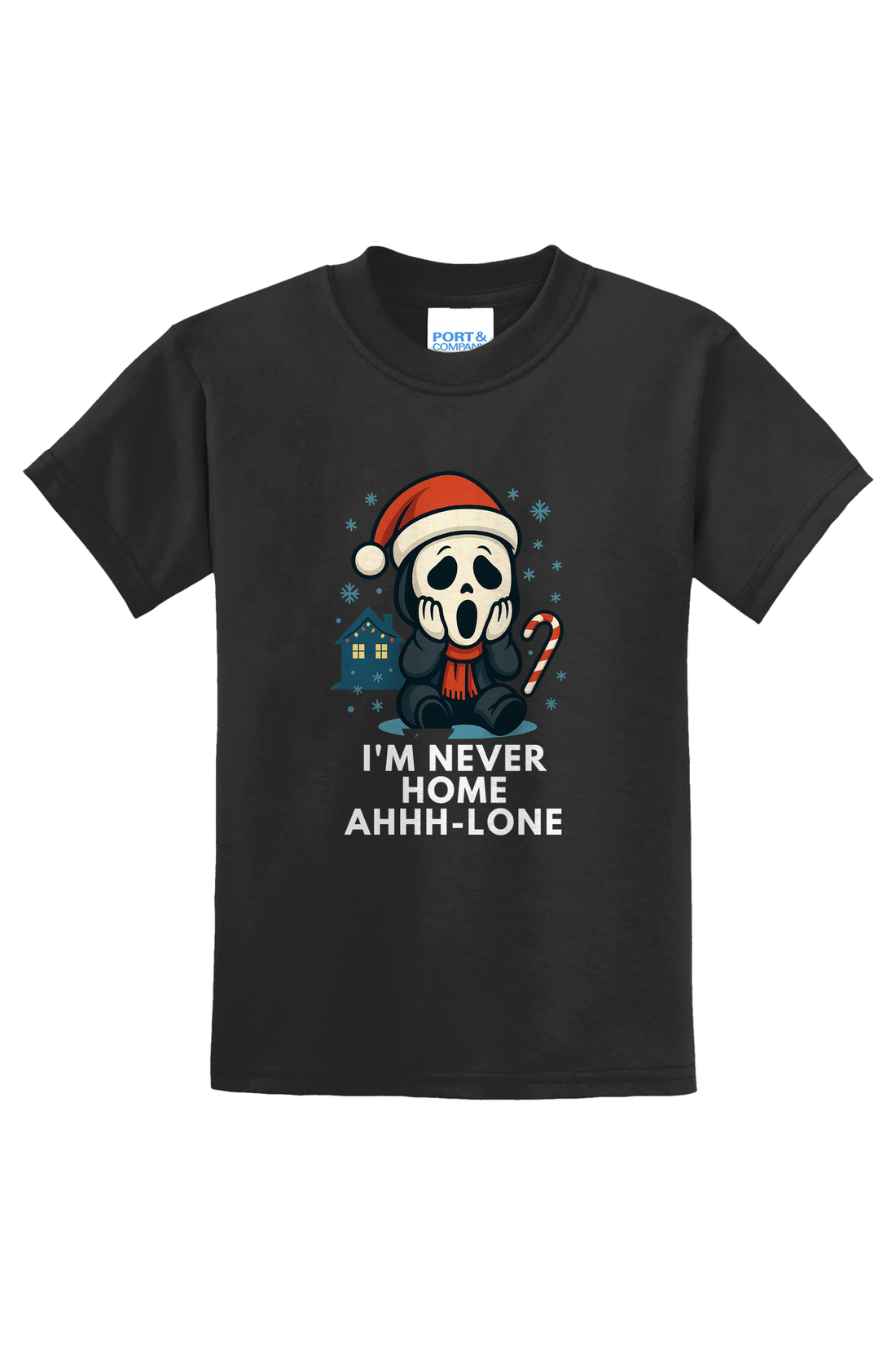 Ghostface Home Ahhlone T-Shirt - gray