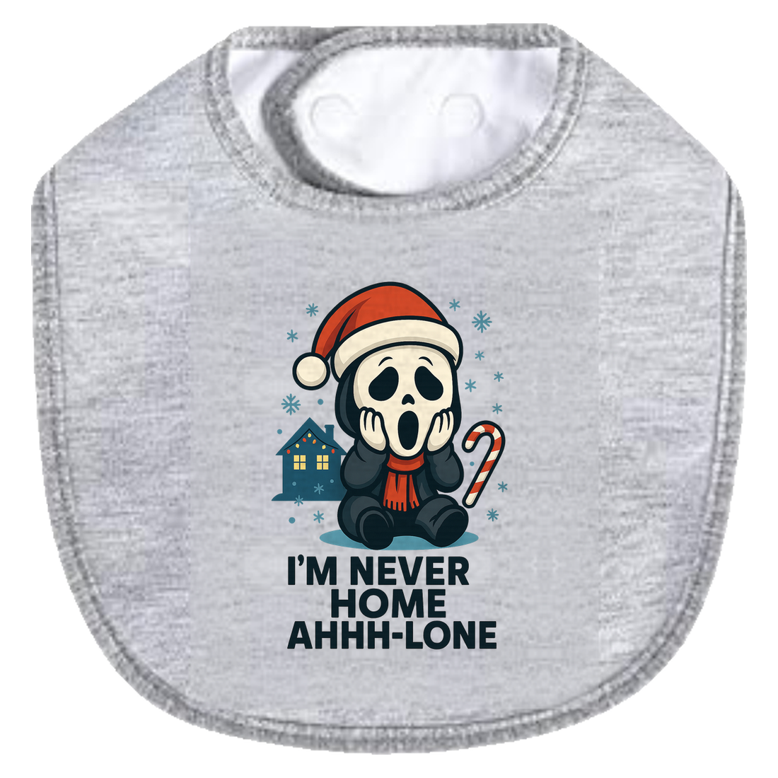 Ghostface Home Ahhlone Bib - white