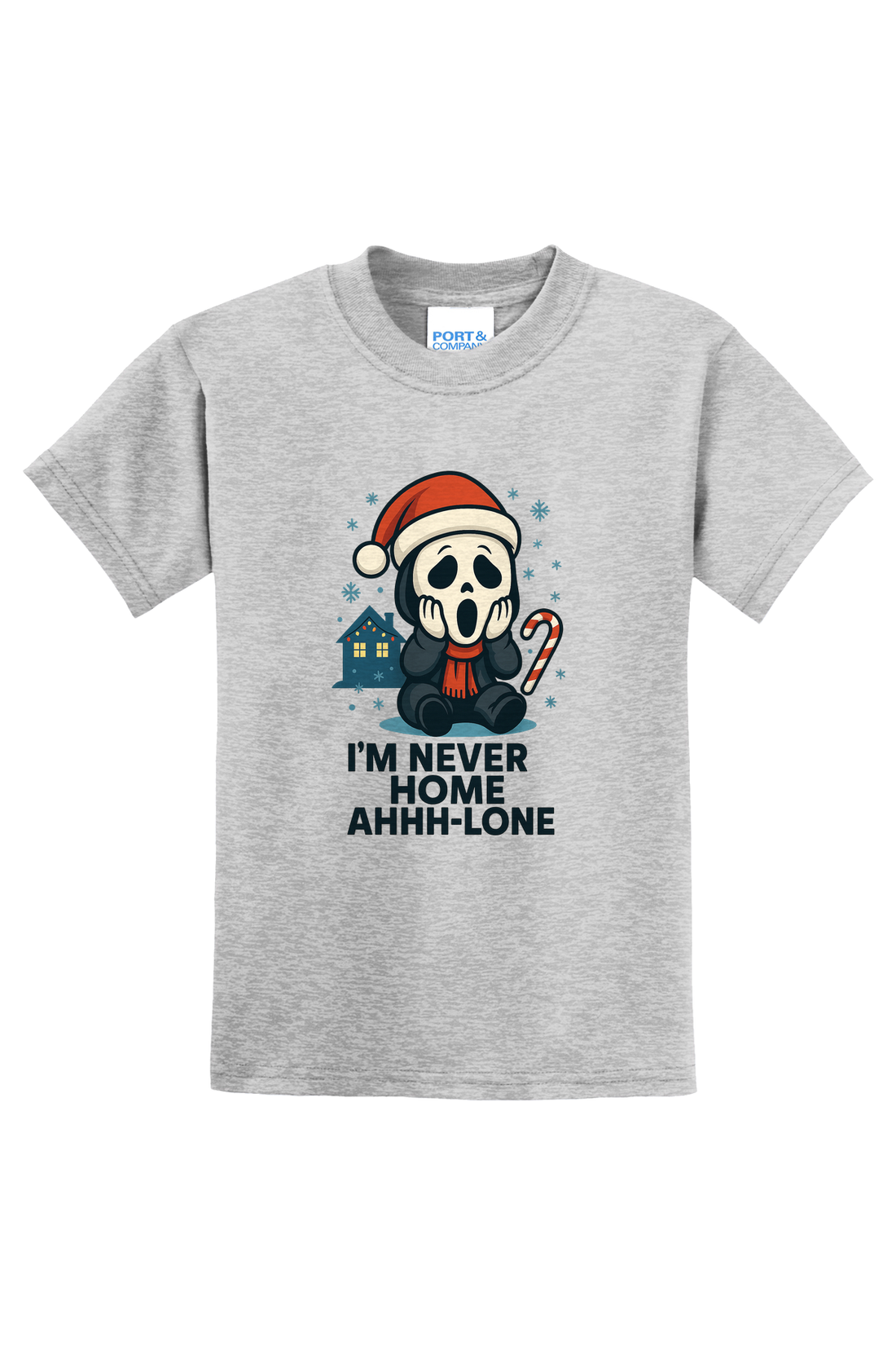 Ghostface Home Ahhlone T-Shirt - gray