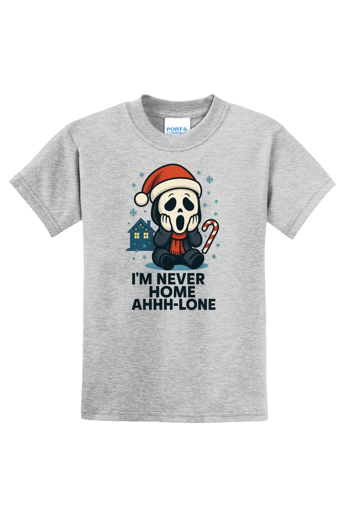 Ghostface Home Ahhlone T-Shirt - gray