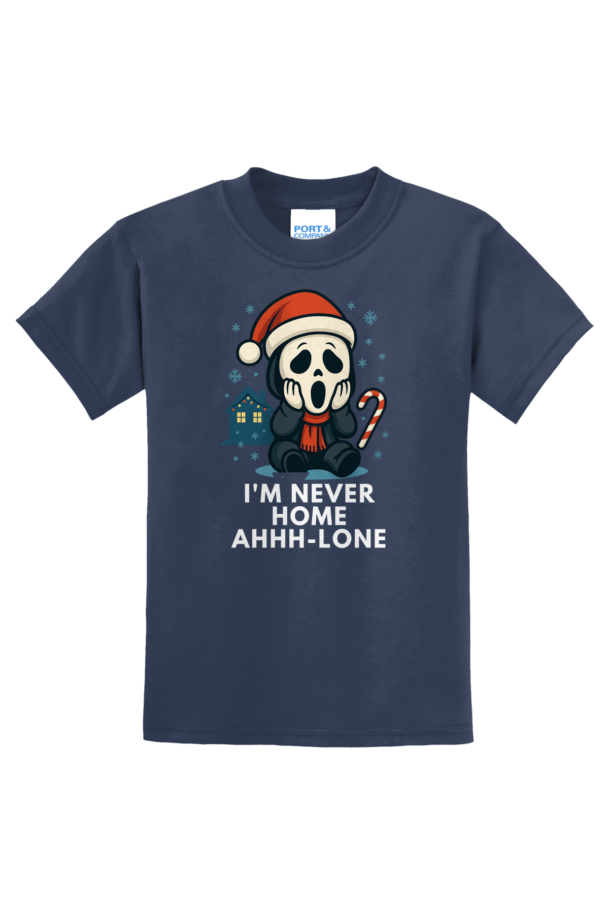 Ghostface Home Ahhlone T-Shirt - navy blue
