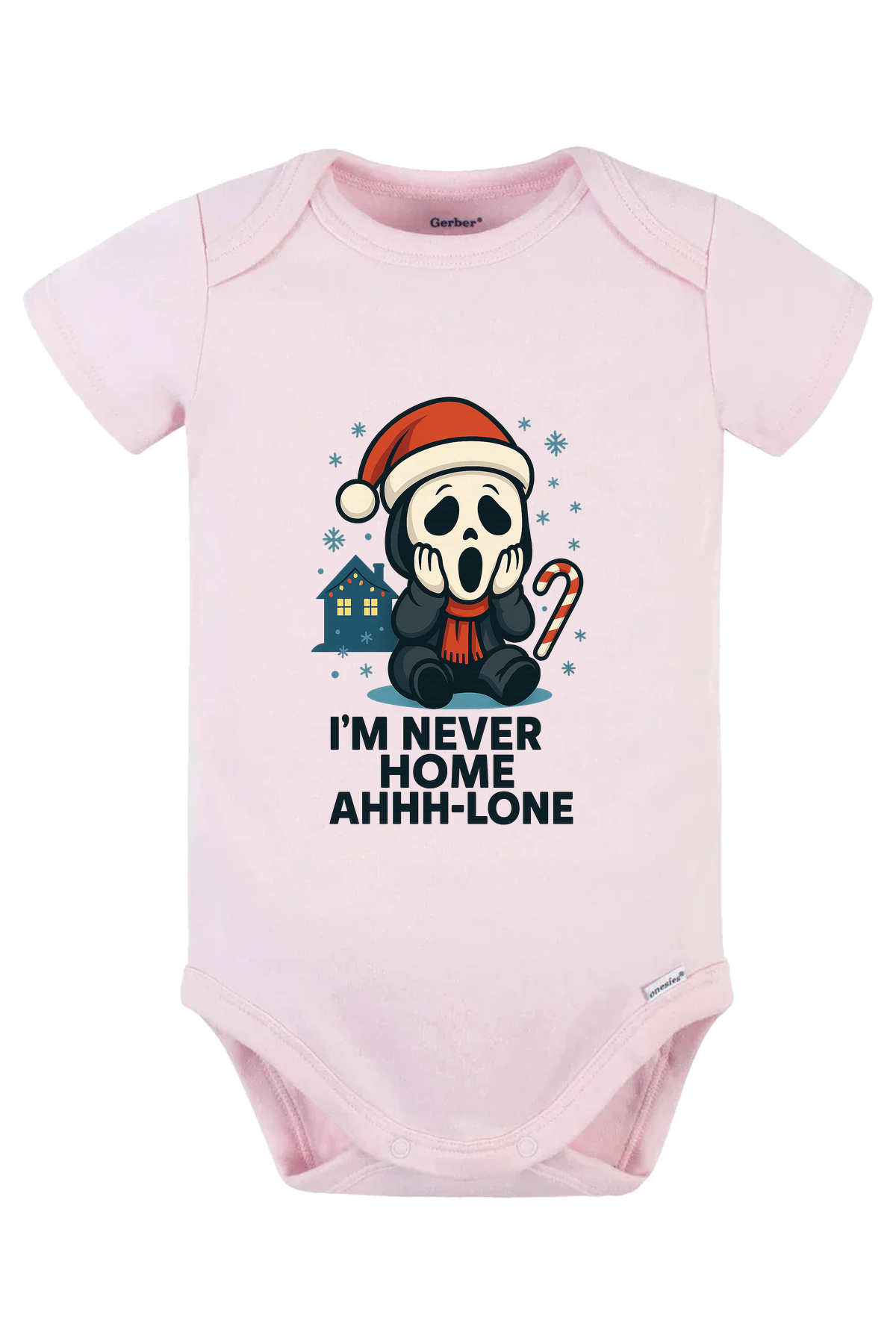 Ghostface Home Ahhlone Onesie - pink