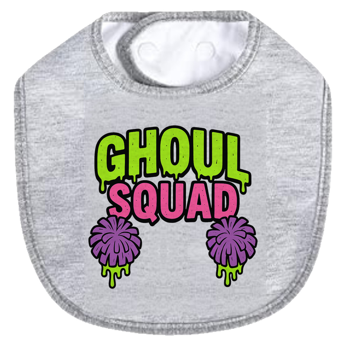 Ghoul Squad Bib - gray