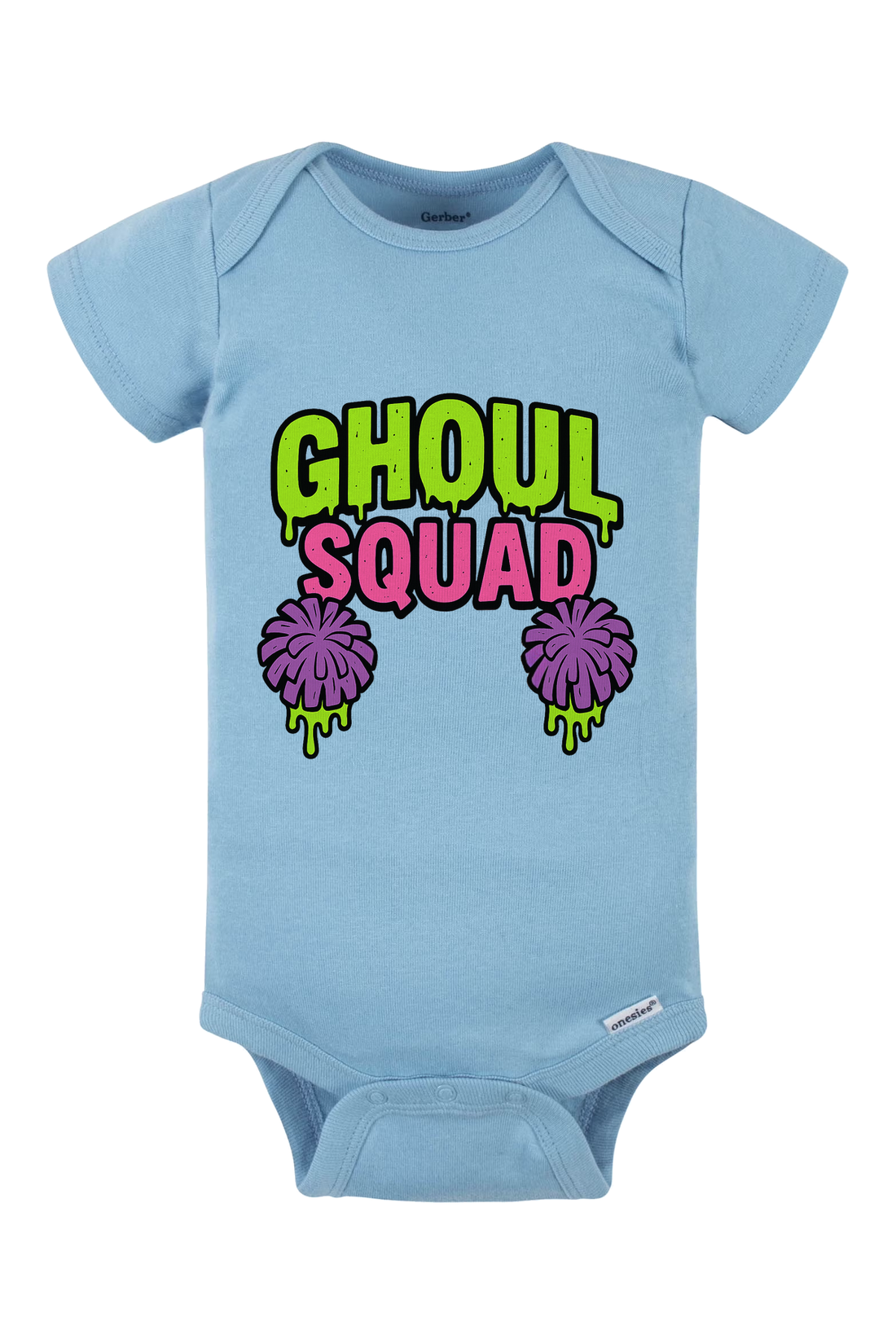 Ghoul Squad Onesie - light blue