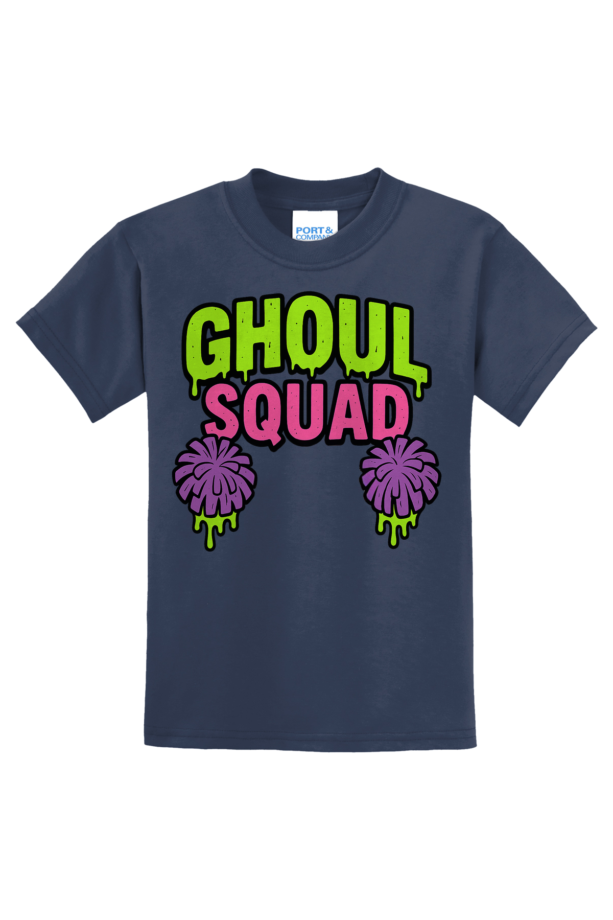 Ghoul Squad T-Shirt - navy blue