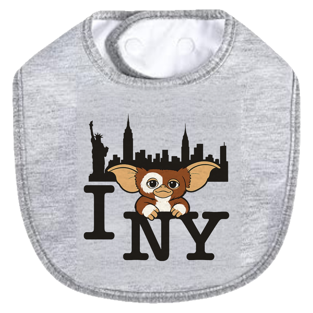 Gizmo NY Bib - gray